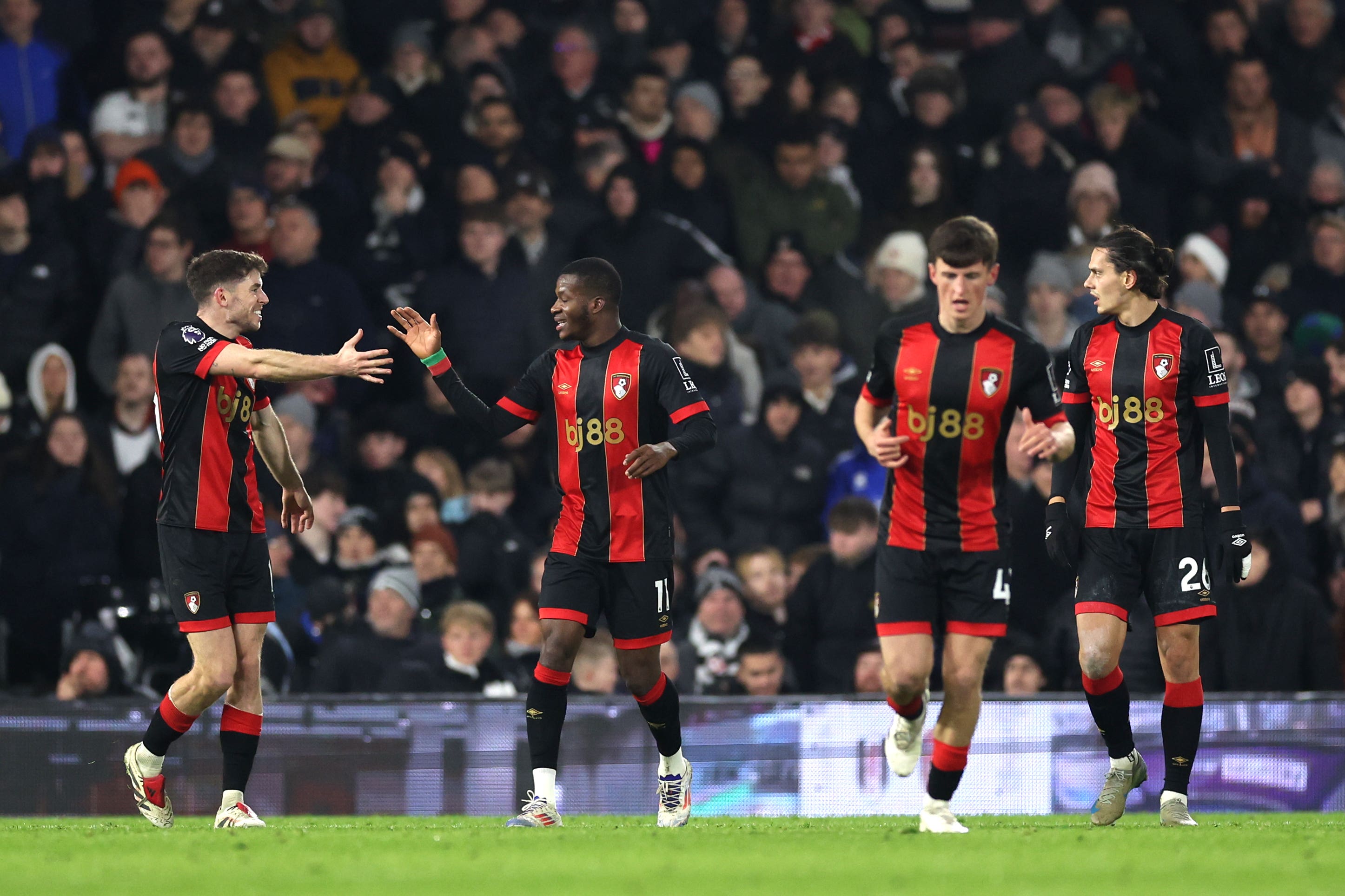 Dango Ouattara earned a point for Bournemouth (Steven Paston/PA)