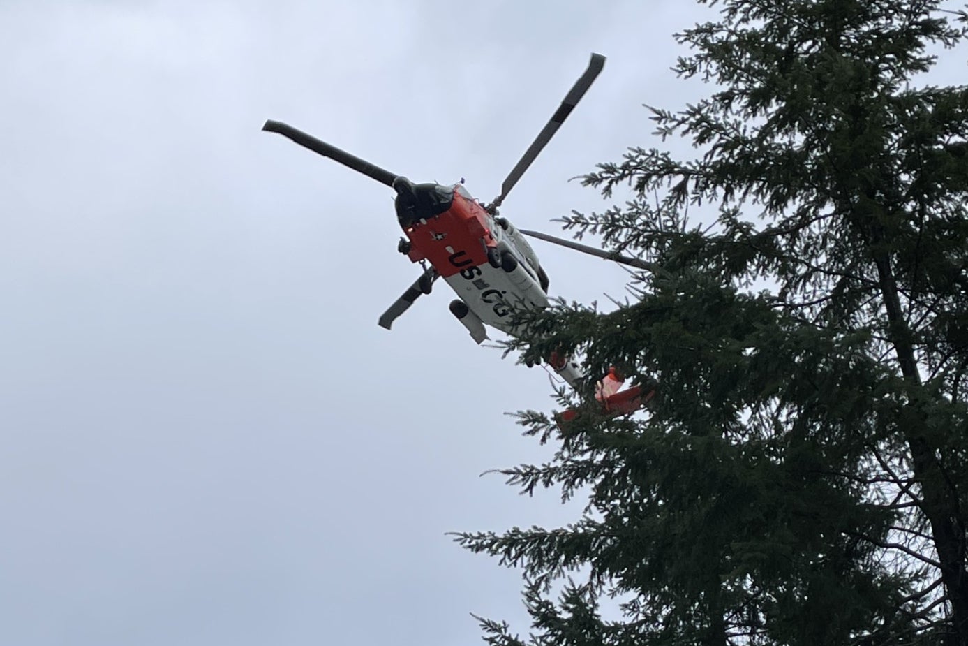 Sixty volunteer search-and-rescue personnel helped in the three-day search, including canine, drone and ground teams. The Coast Guard used infrared technology to search from the air.