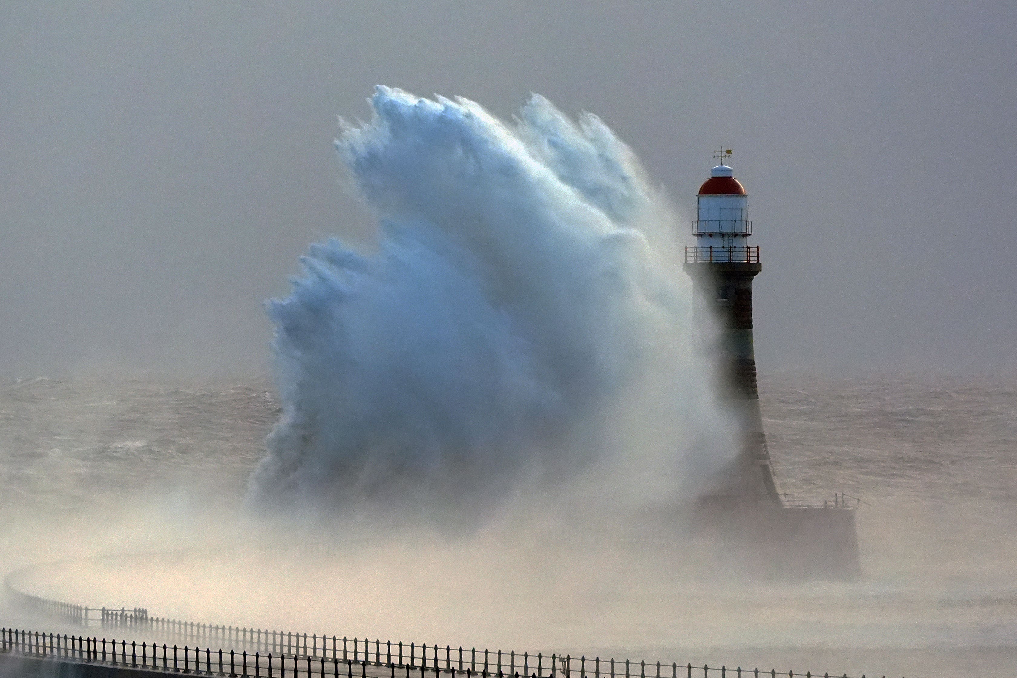 Weather warnings have been issued across the UK (Owen Humphreys/PA)