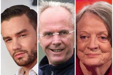 Liam Payne, Sven-Goran Eriksson and Maggie Smith among those mourned in 2024