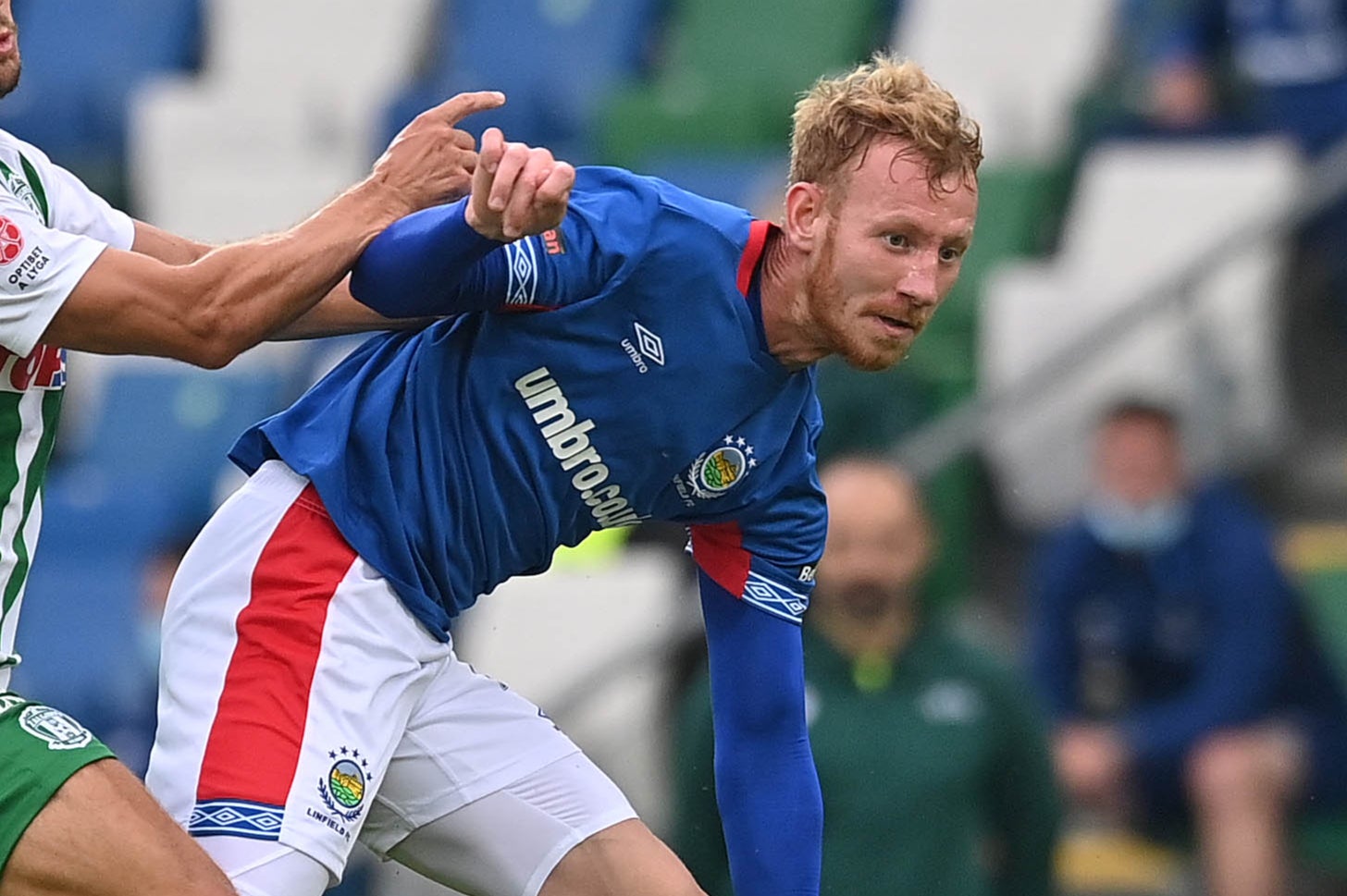 Michael Newberry played for Linfield earlier in his career before joining Cliftonville last summer