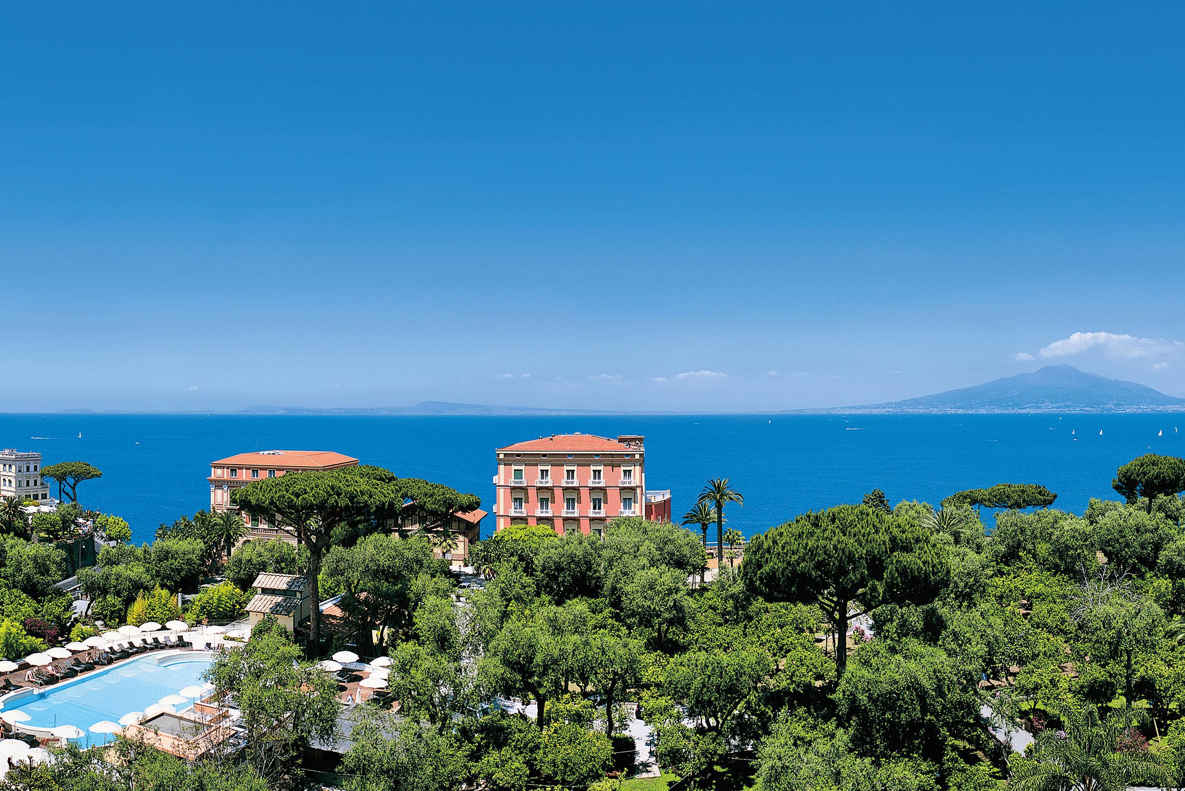 The Grand Hotel Excelsior Vittoria offers a luxurious stay in Sorrento