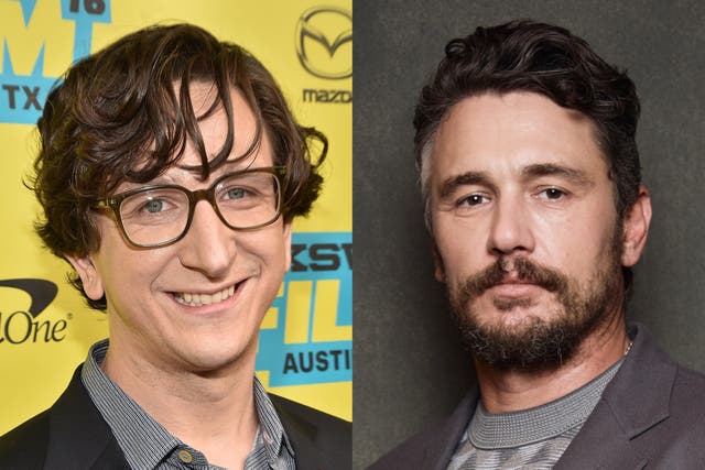 <p>Paul Rust and James Franco</p>