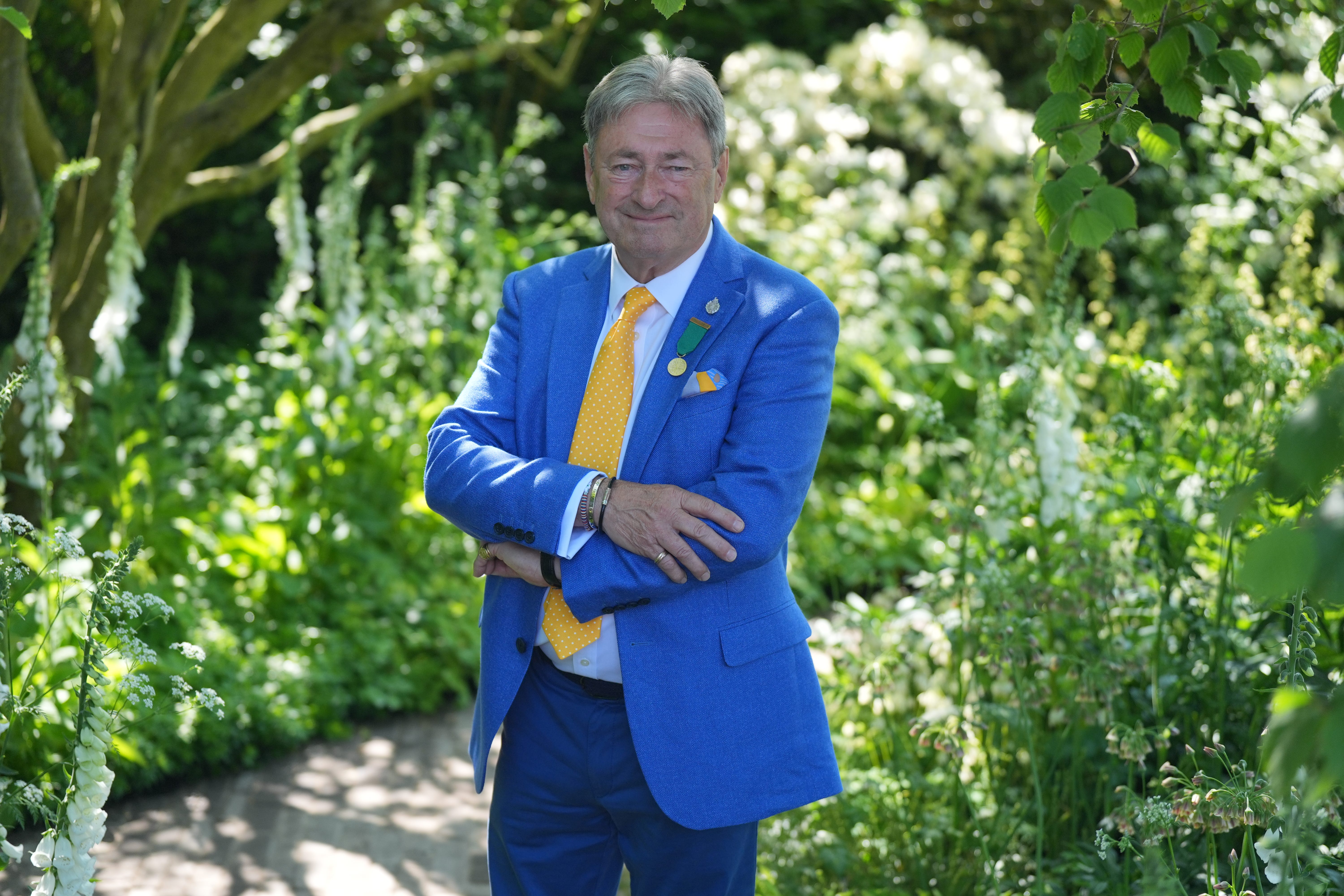 Alan Titchmarsh is to be made a CBE in the New Year Honours (Yui Mok/PA)