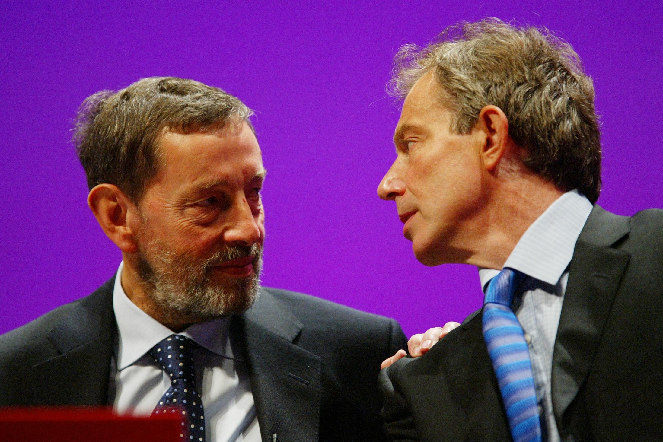 Tony Blair and David Blunkett (Chris Ison/PA)