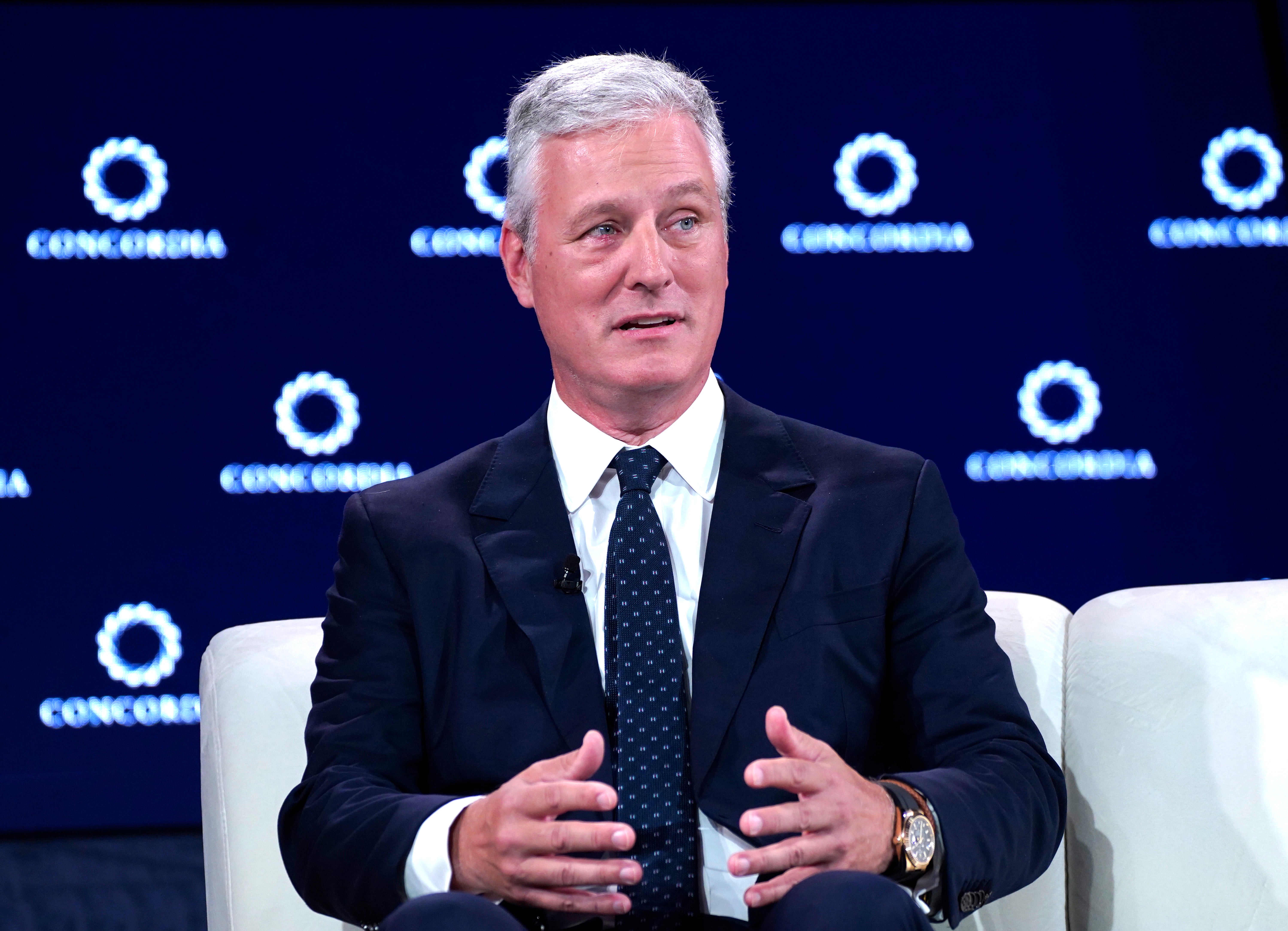 Robert O'Brien speaks last year at the Concordia Annual Summit at Sheraton New York in New York City. He has suggested that Greenland is becoming more important as the climate gets warmer