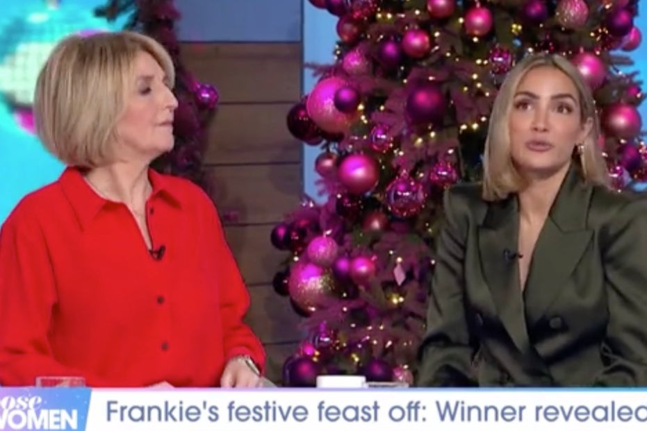 Kaye Adams and Frankie Bridge on ‘Loose Women’