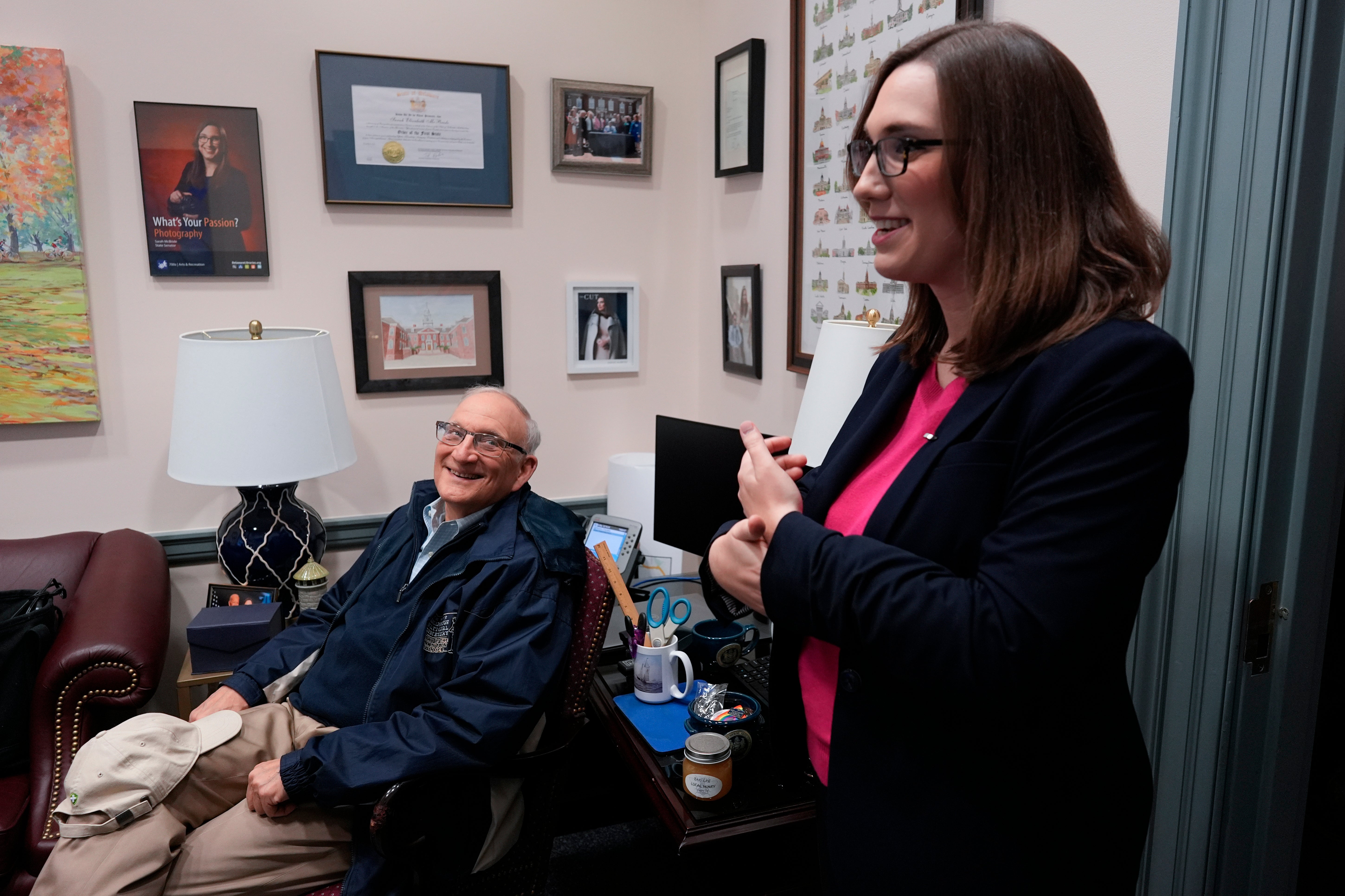 Rep Sarah McBride of Delaware slammed Republicans for their focus on transgender people.