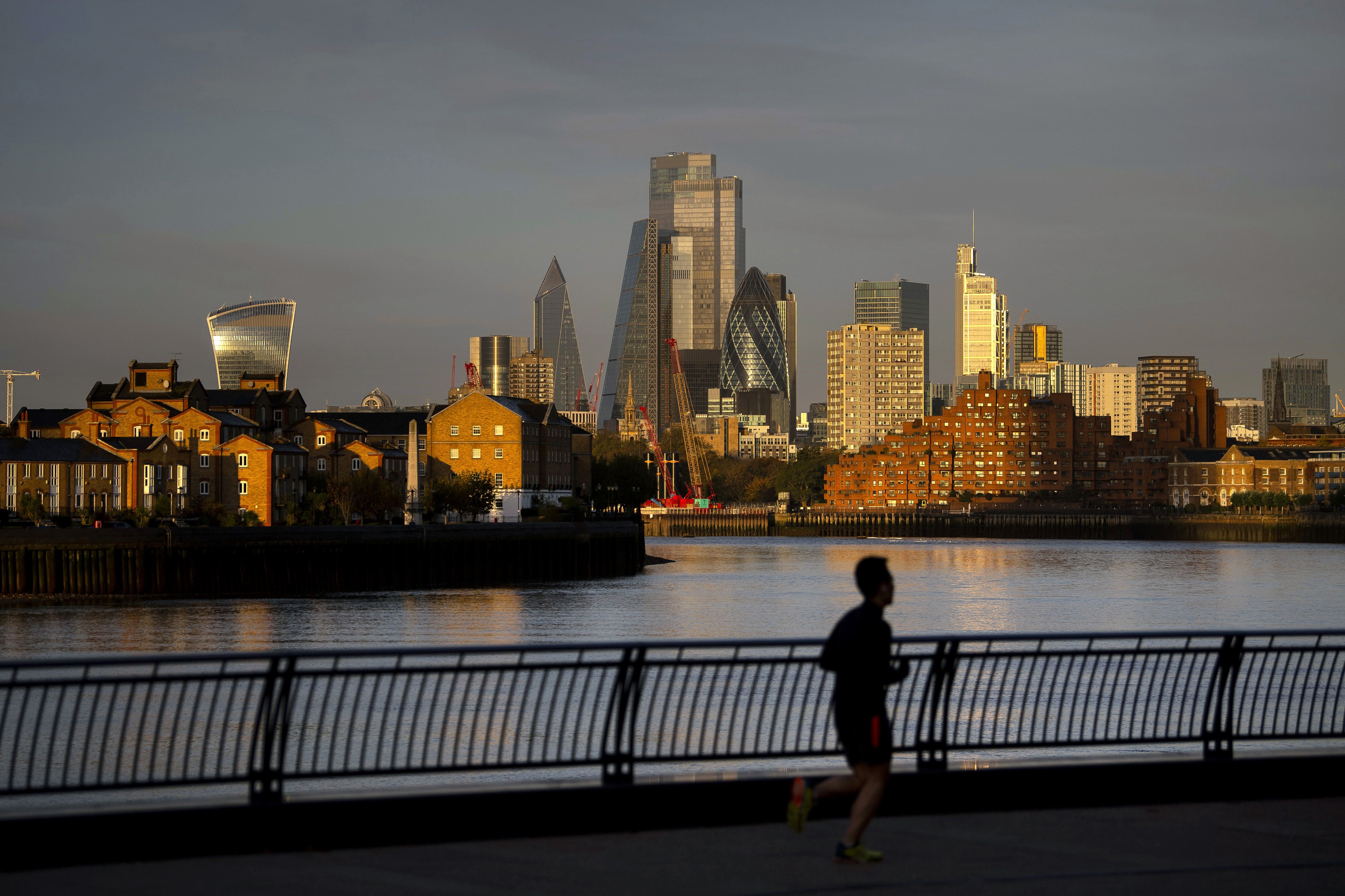 The UK’s FTSE 100 has gained 5% over 2024 (Victoria Jones/PA)