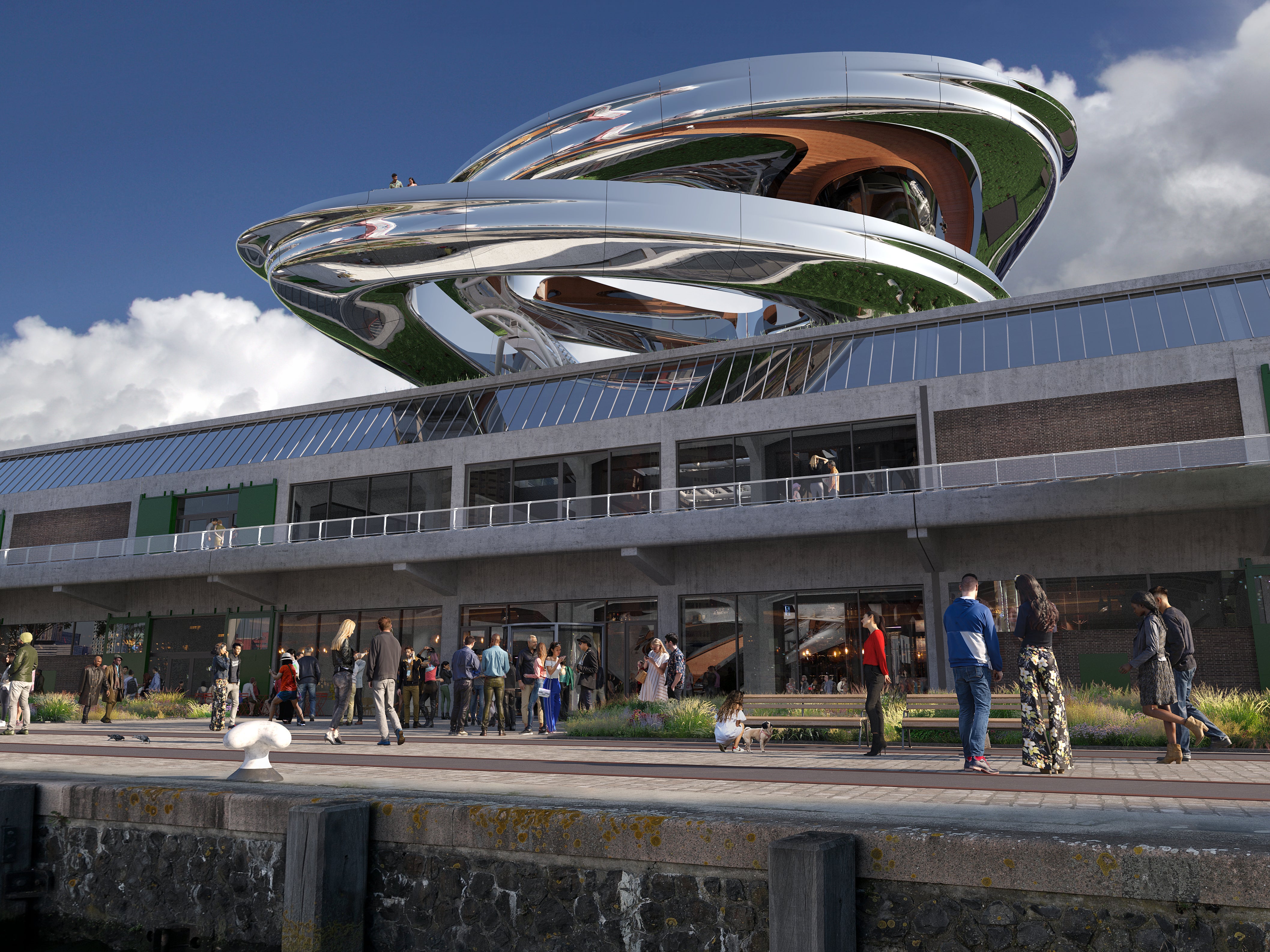 Dramatic entrance: Artist’s impression of Fenix in Rotterdam