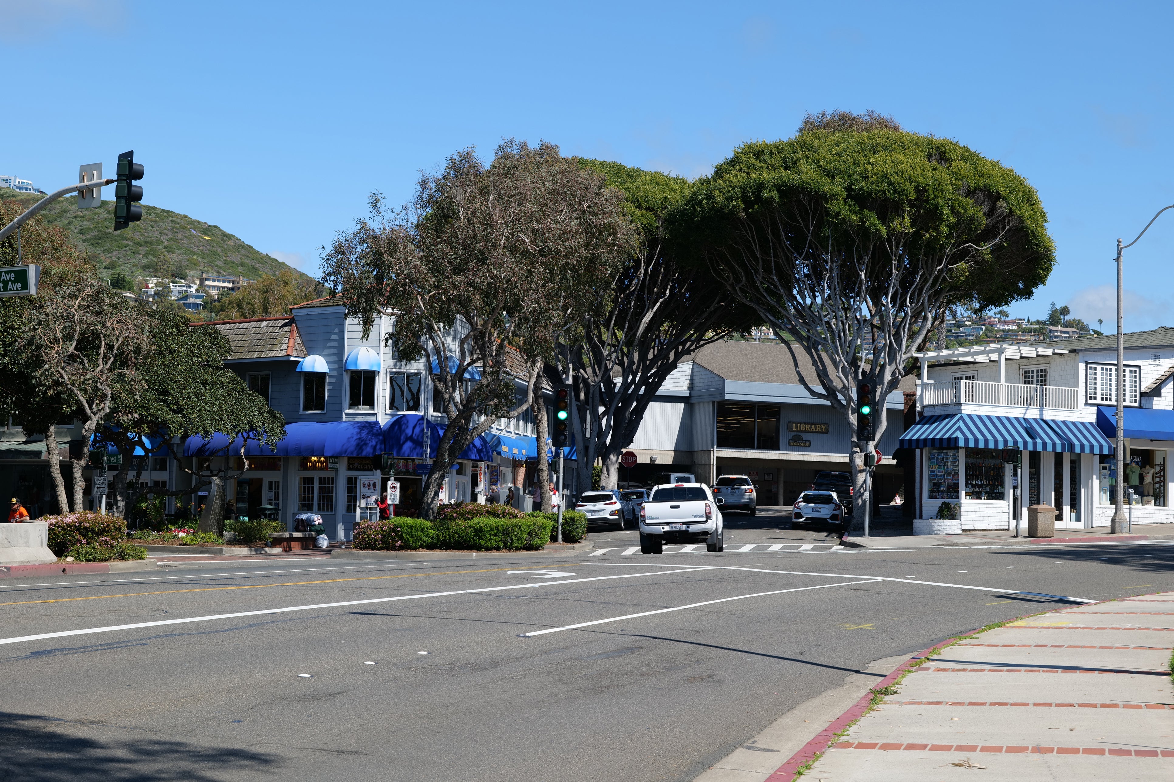 Pacific Coast Highway in Laguna Beach is usually packed with tourists and visitors entering the city