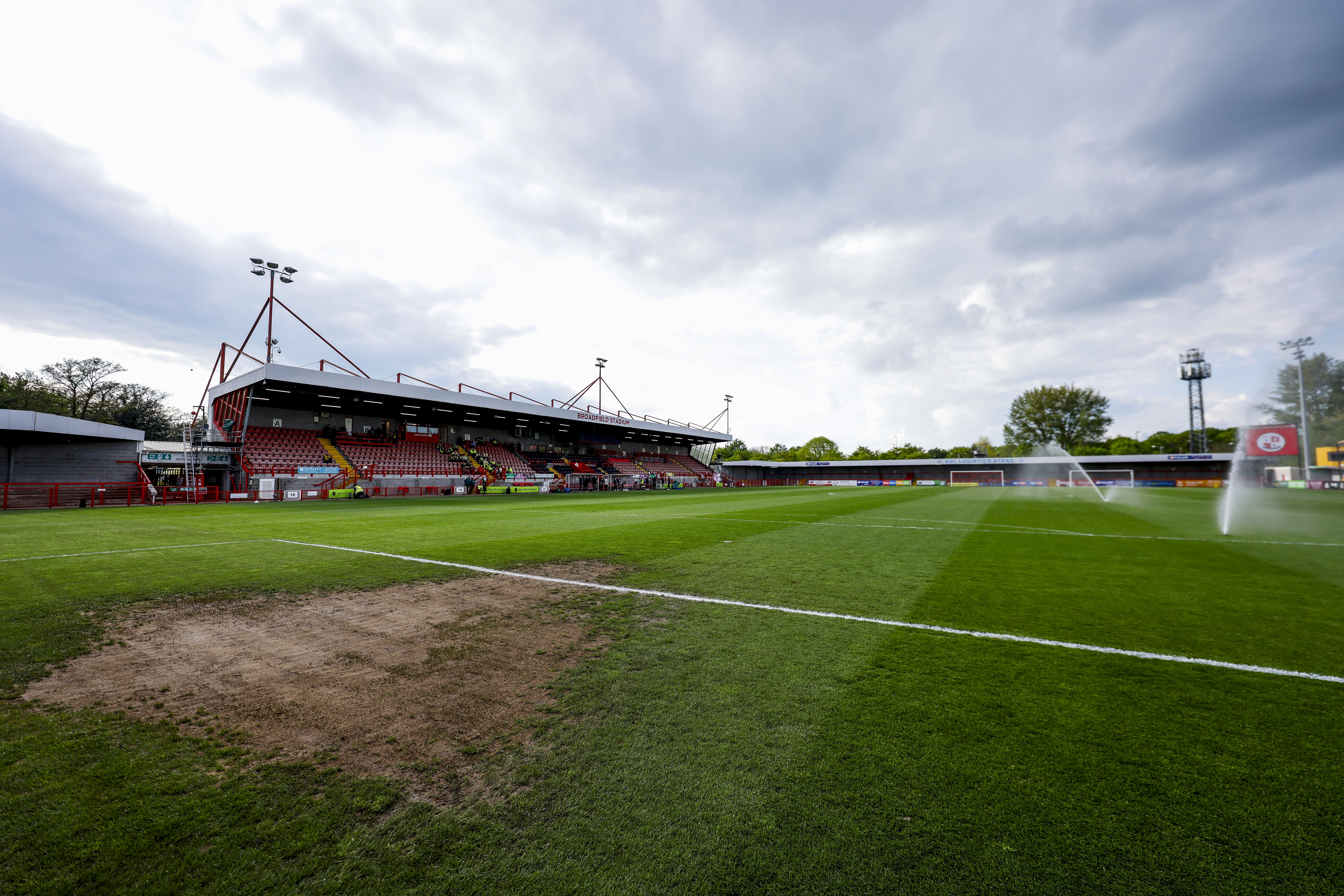 Crawley’s League One home game against Charlton was postponed just before kick-off because of a waterlogged pitch (Steven Paston/PA)