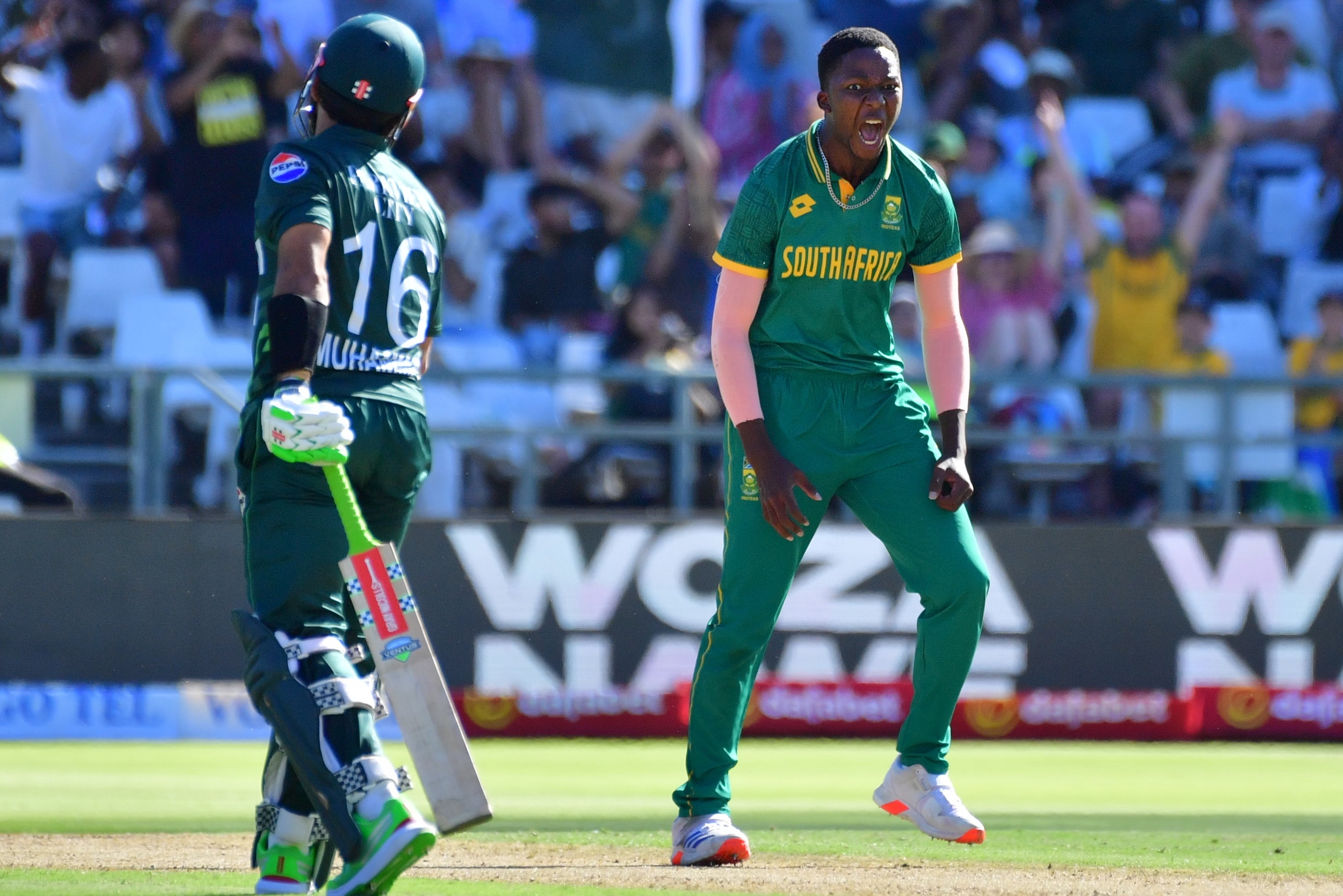 Kwena Maphaka impressed with some hostile bowling in the ODI series