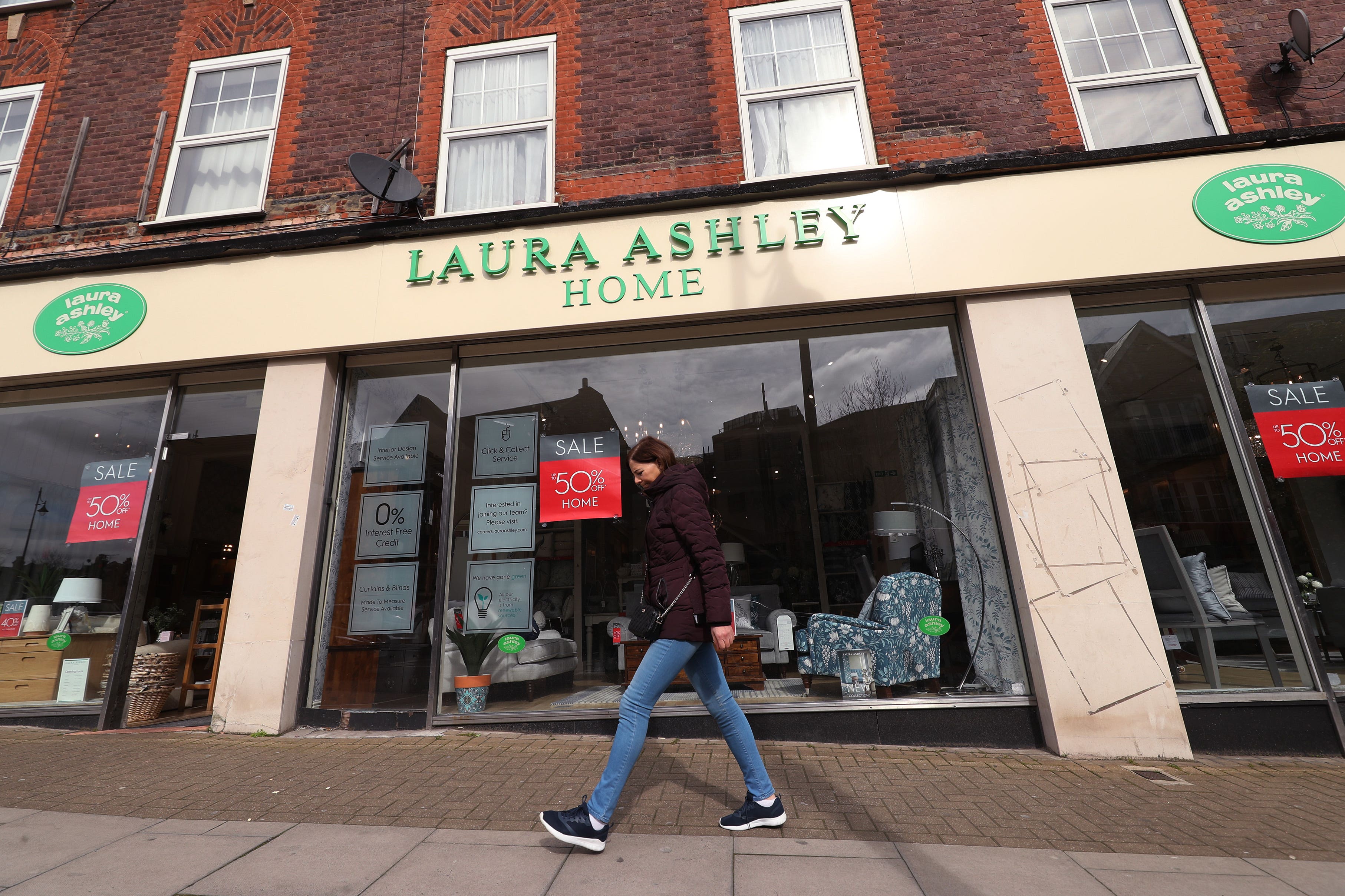 Laura Ashley has been bought by US firm Marquee Brands (Yui Mok/PA)