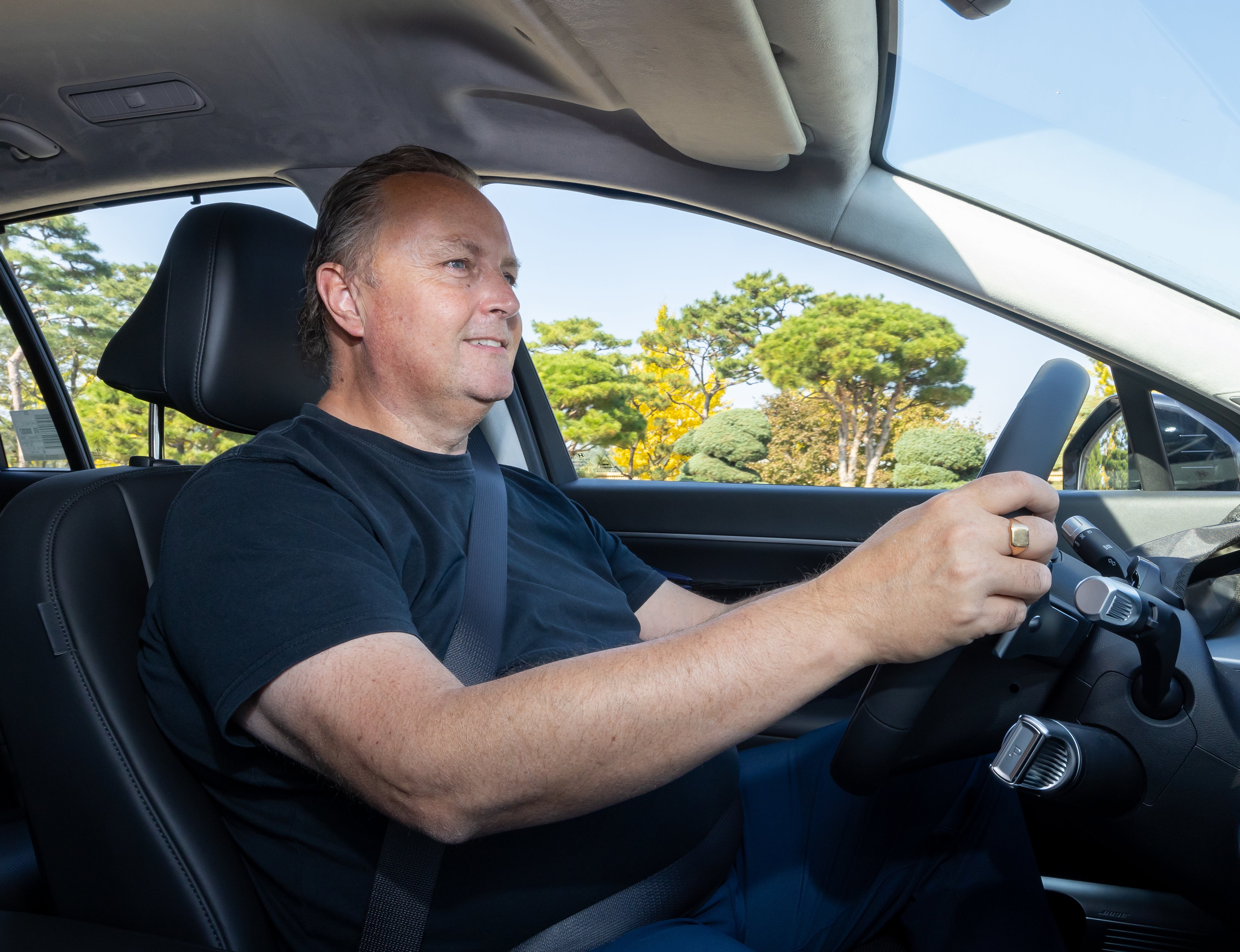 We drove a prototype version of the Hyundai Ioniq 9 at Hyundai’s R&D base in Namyang, South Korea