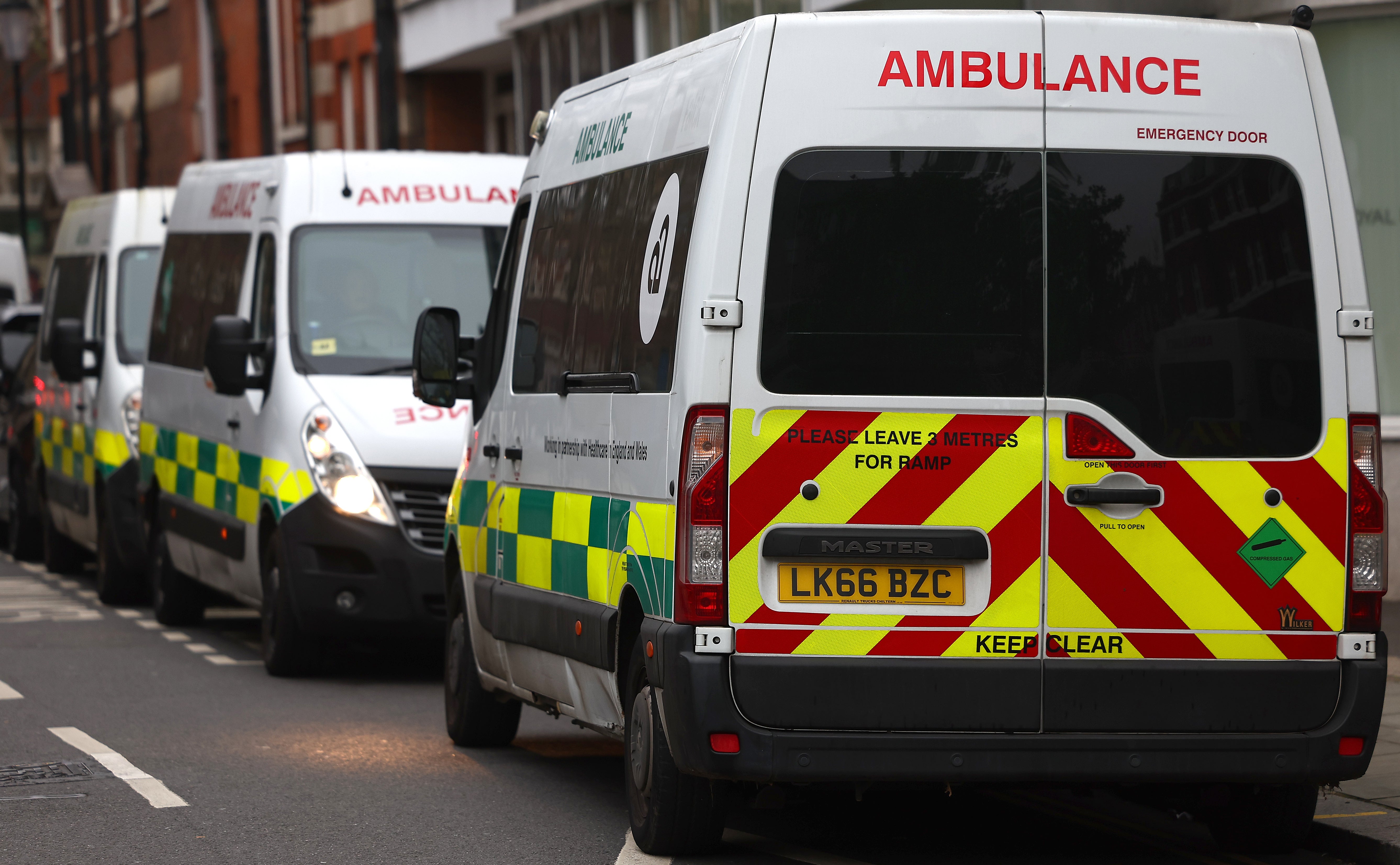 Many hospitals are overwhelmed, leaving patients in ambulances outside