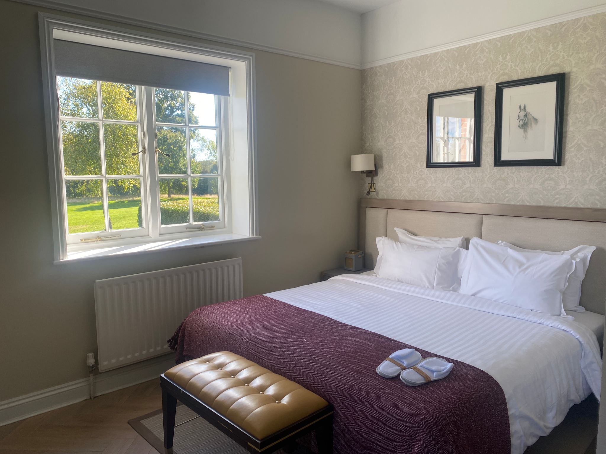 The ground-floor mews suites are in the centre of the pristine gardens