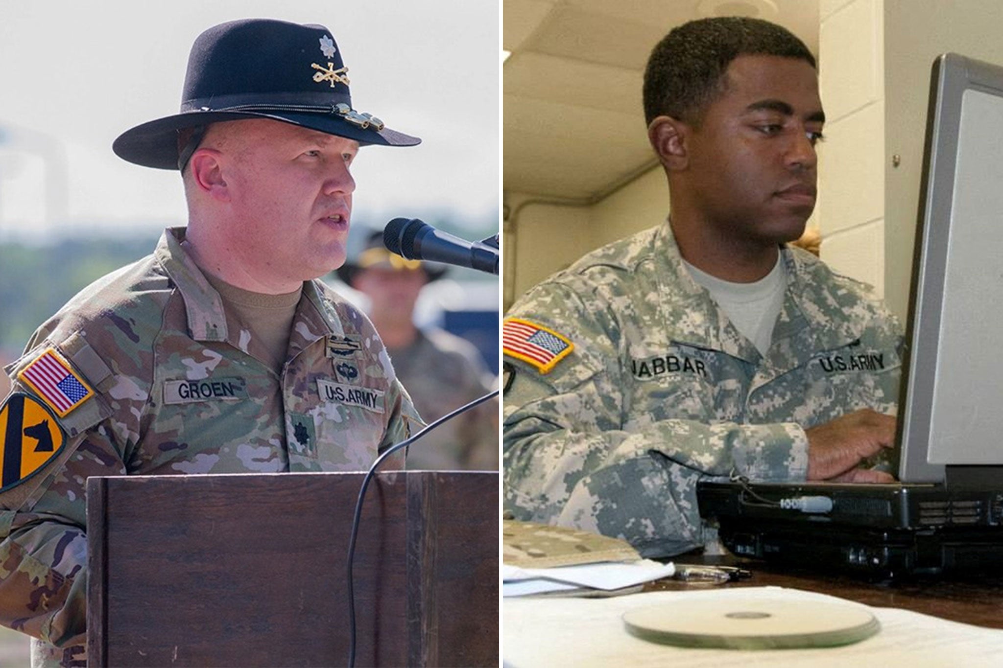 Richard Groen, (pictured left), former commanding officer to New Orleans attacker Shamsud-Din Jabbar (pictured right) described the soldiers transition from ‘a great Soldier’ to a terrorist as ‘incomprehensible and heartbreaking’