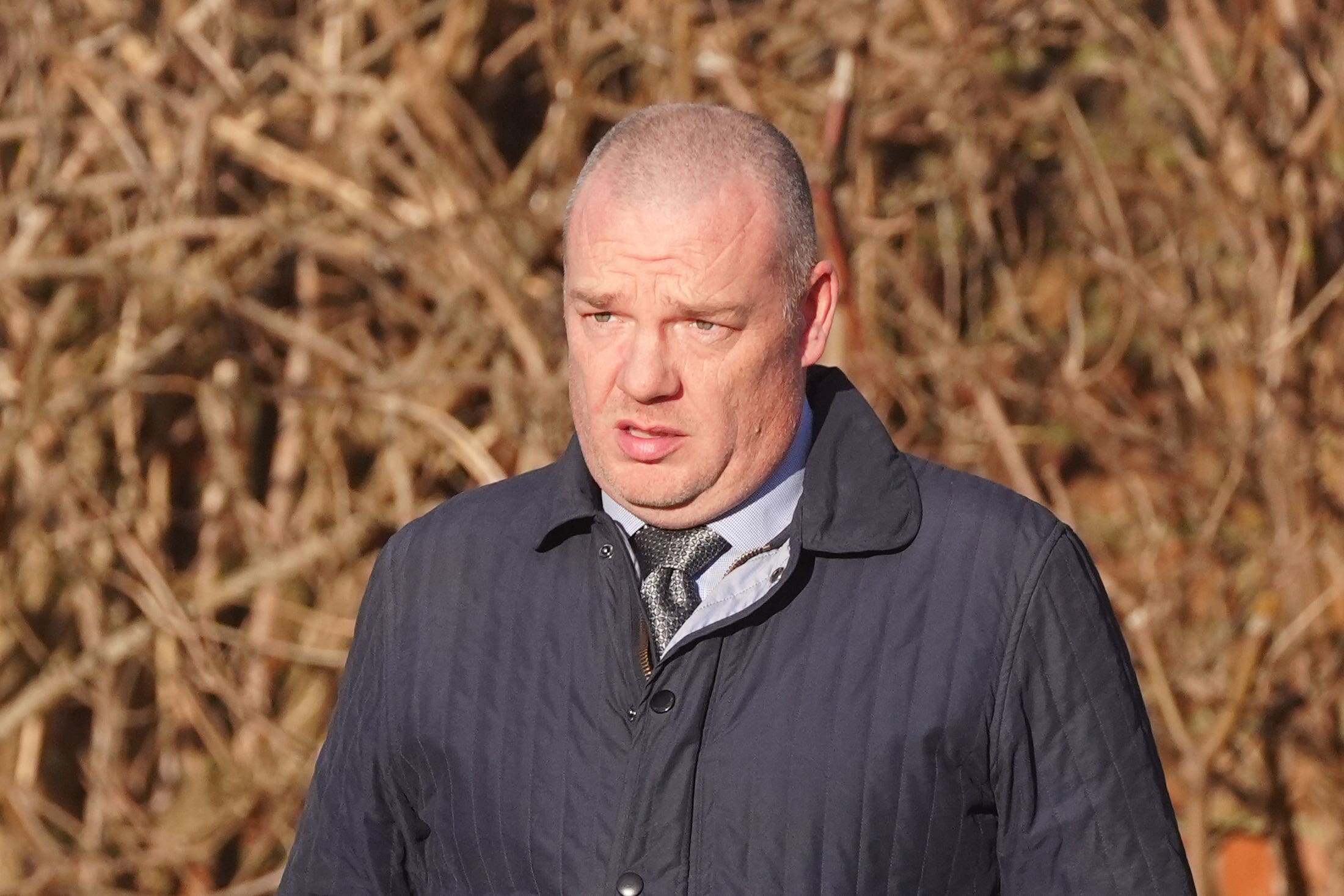 Former rcehorse owner John Dance arriving at North Tyneside Magistrates’ Court where he denied a £64m fraud (Owen Humphreys/PA)