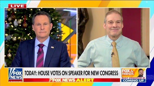 Fox News host Brian Kilmeade believes that House Speaker Mike Johnson has lost another Republican vote — only to be reminded by Jim Jordan that former Rep. Bob Good is no longer in Congress.