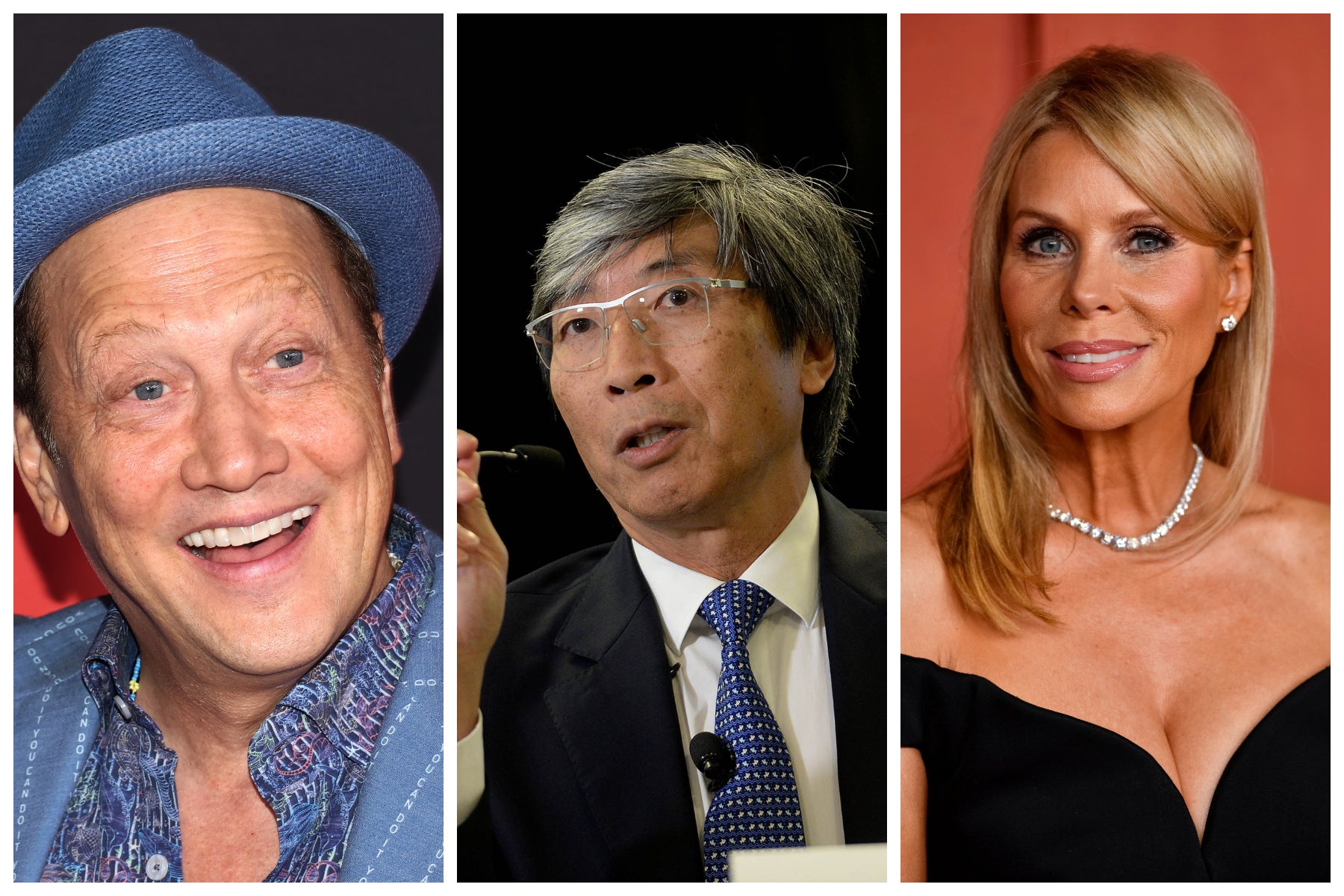 Comedian Rob Schneider and actor Cheryl Hines reportedly met with ‘LA Times’ owner Patrick Soon-Shiong last month to discuss a potential project