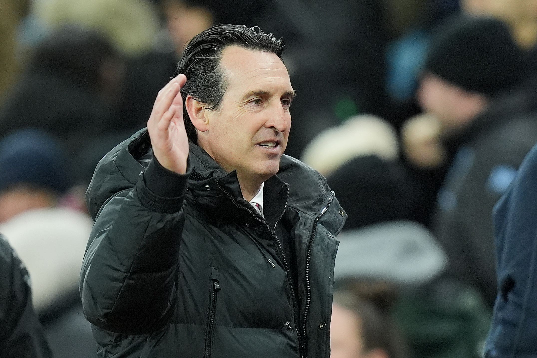 Unai Emery stressed the importance of Villa’s win (Jacob King/PA)