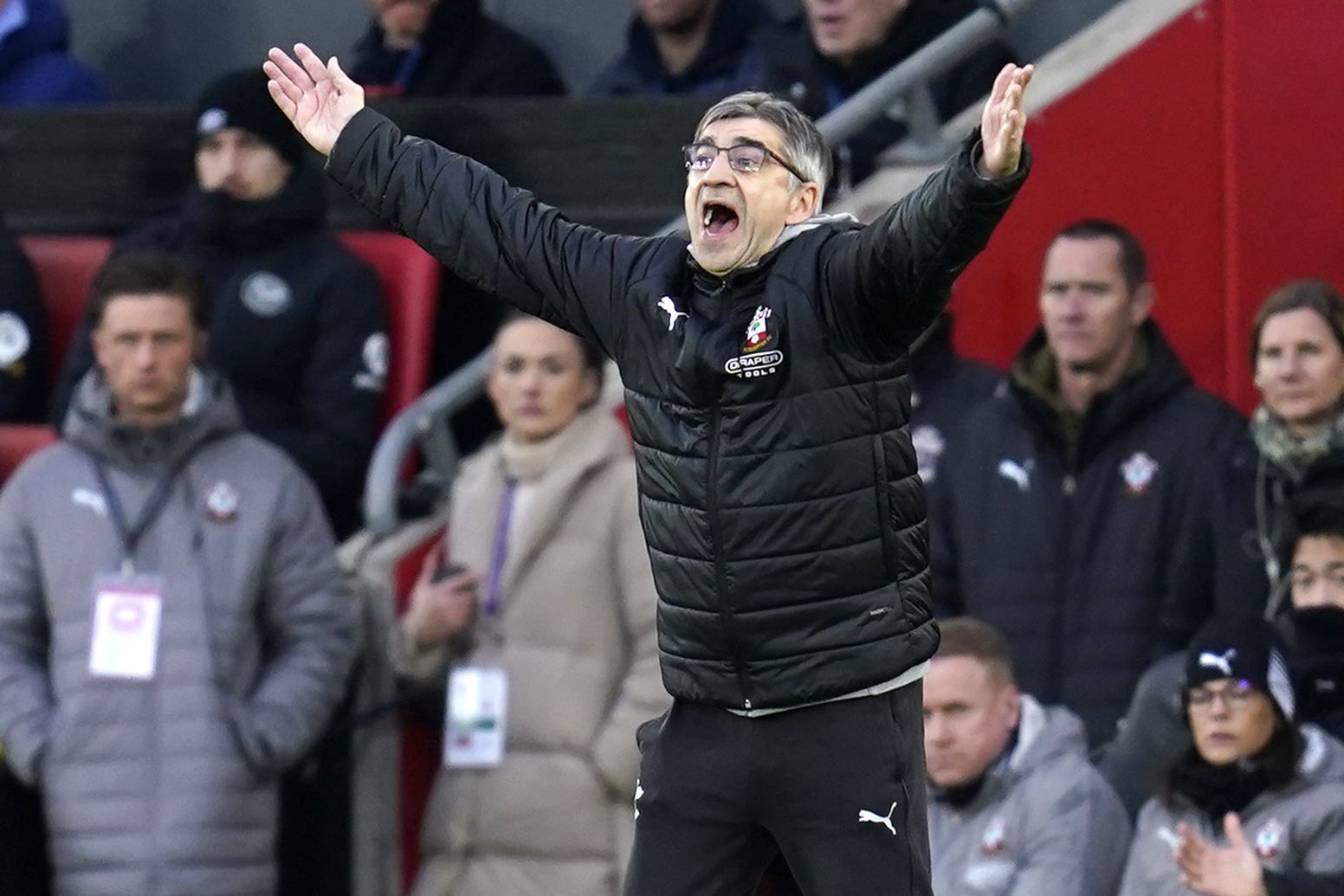 Southampton manager Ivan Juric saw his side thrashed 5-0 at home by Brentford (Andrew Matthews/PA)