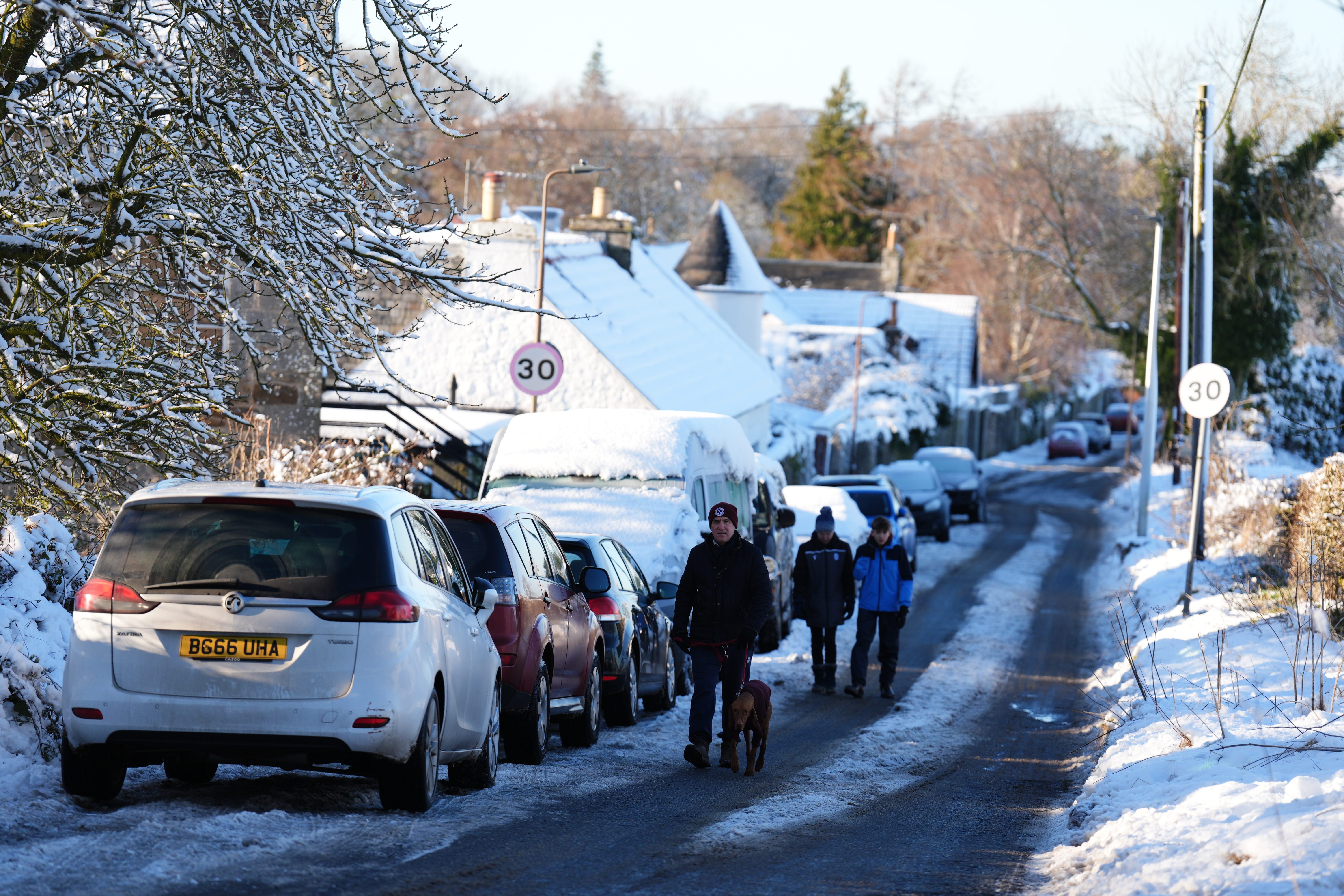 Many parts of the country could see some snow (Andrew Milligan/PA)