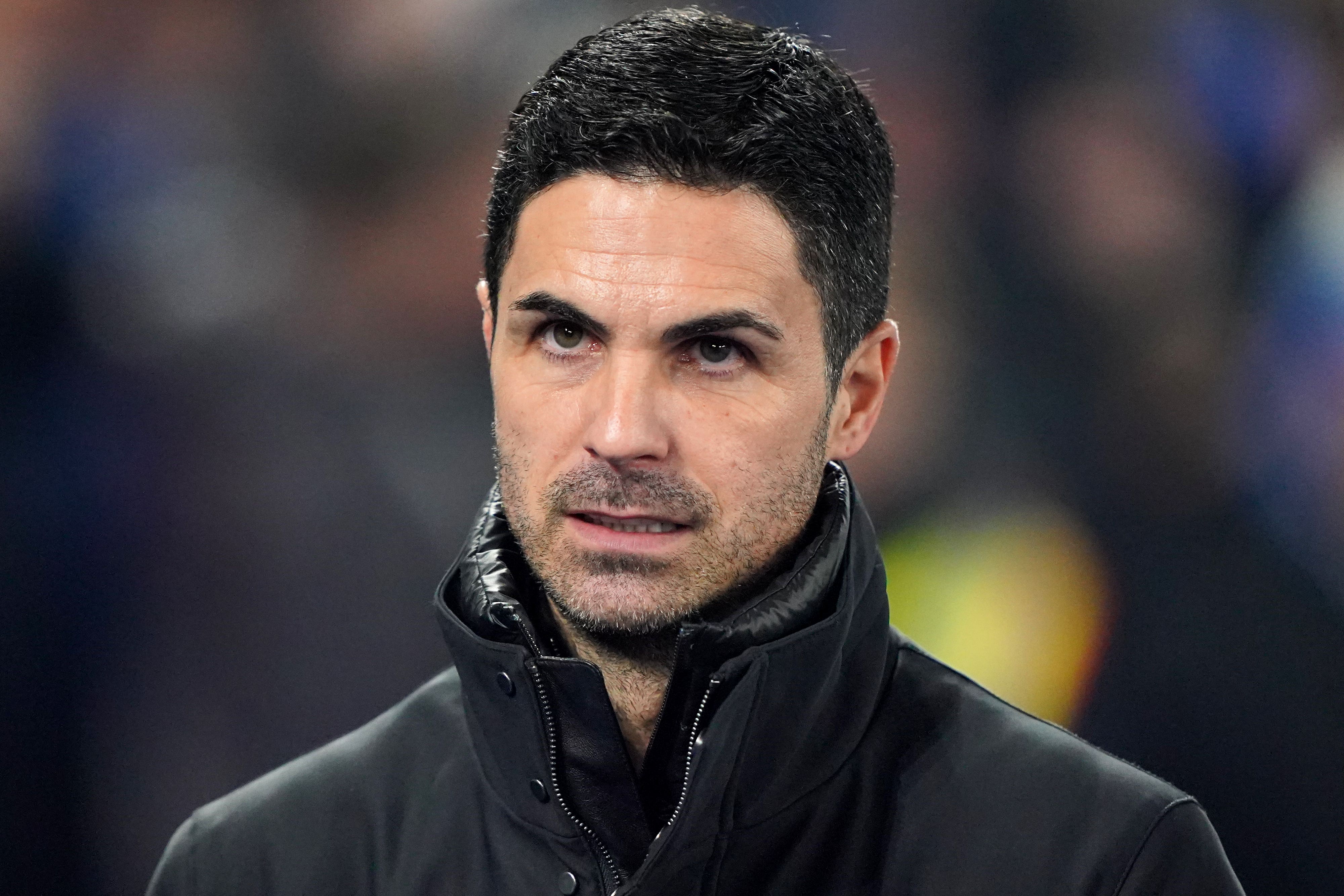 Mikel Arteta did not feel Brighton should have had a penalty (Jonathan Brady/PA)