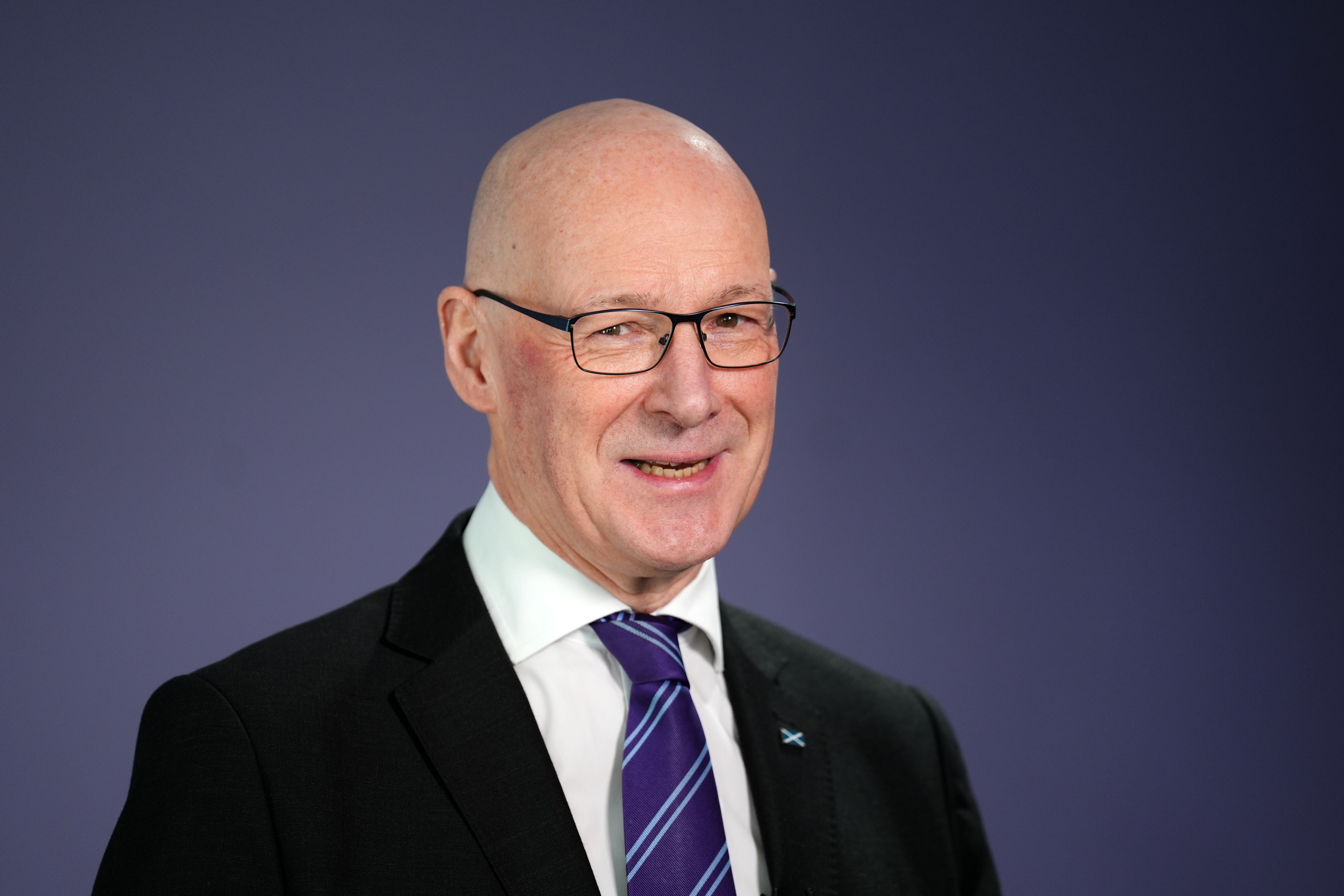 Scotland’s First Minister John Swinney will give a speech in Edinburgh (Andrew Milligan/PA)