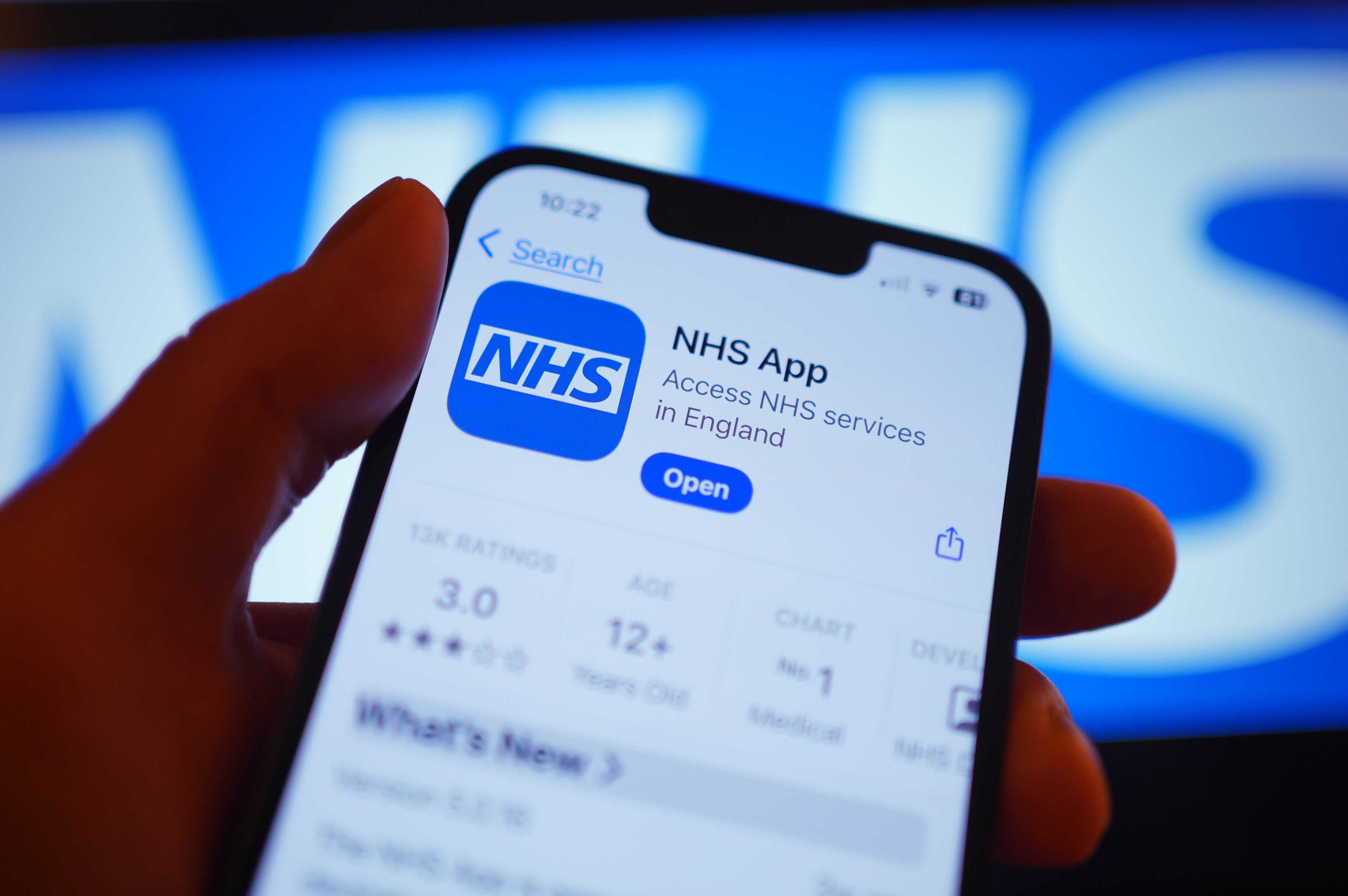 Changes to the NHS app should also help reduce waiting lists, the government said