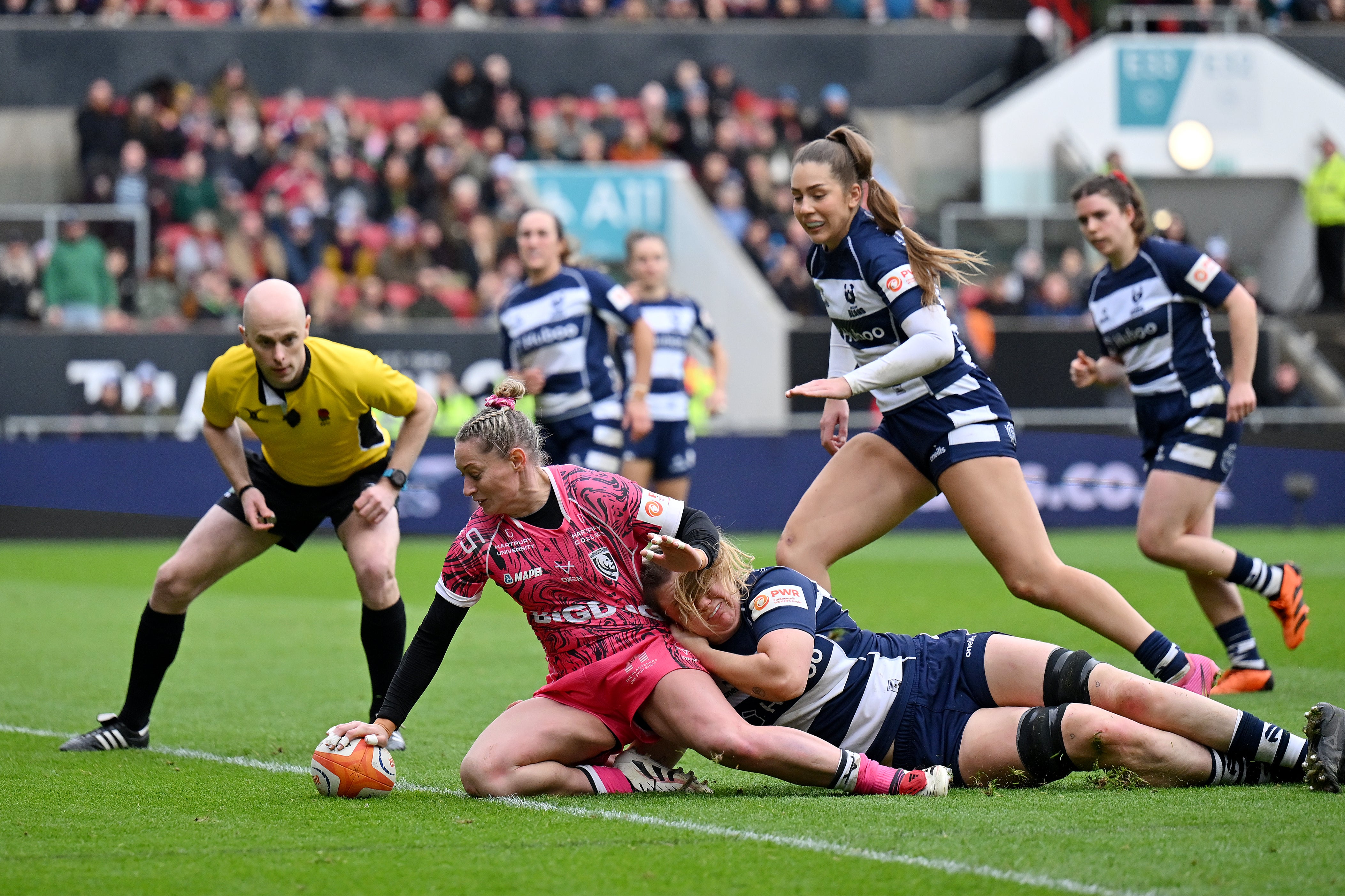 England scrum half Natasha Hunt was outstanding in Gloucester-Hartpury’s win