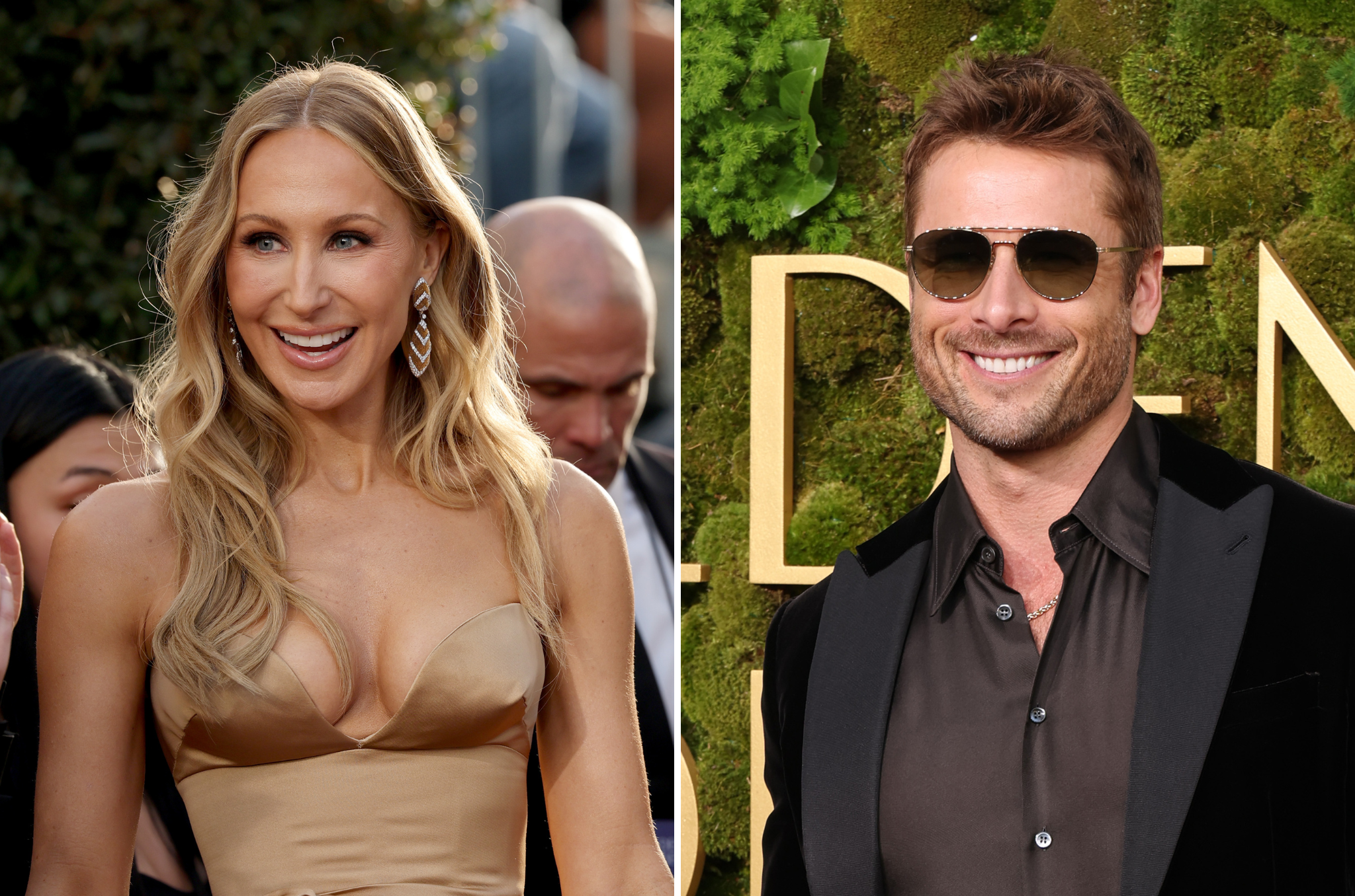 Nikki Glaser and Glen Powell playfully flirted at the 2025 Golden Globes