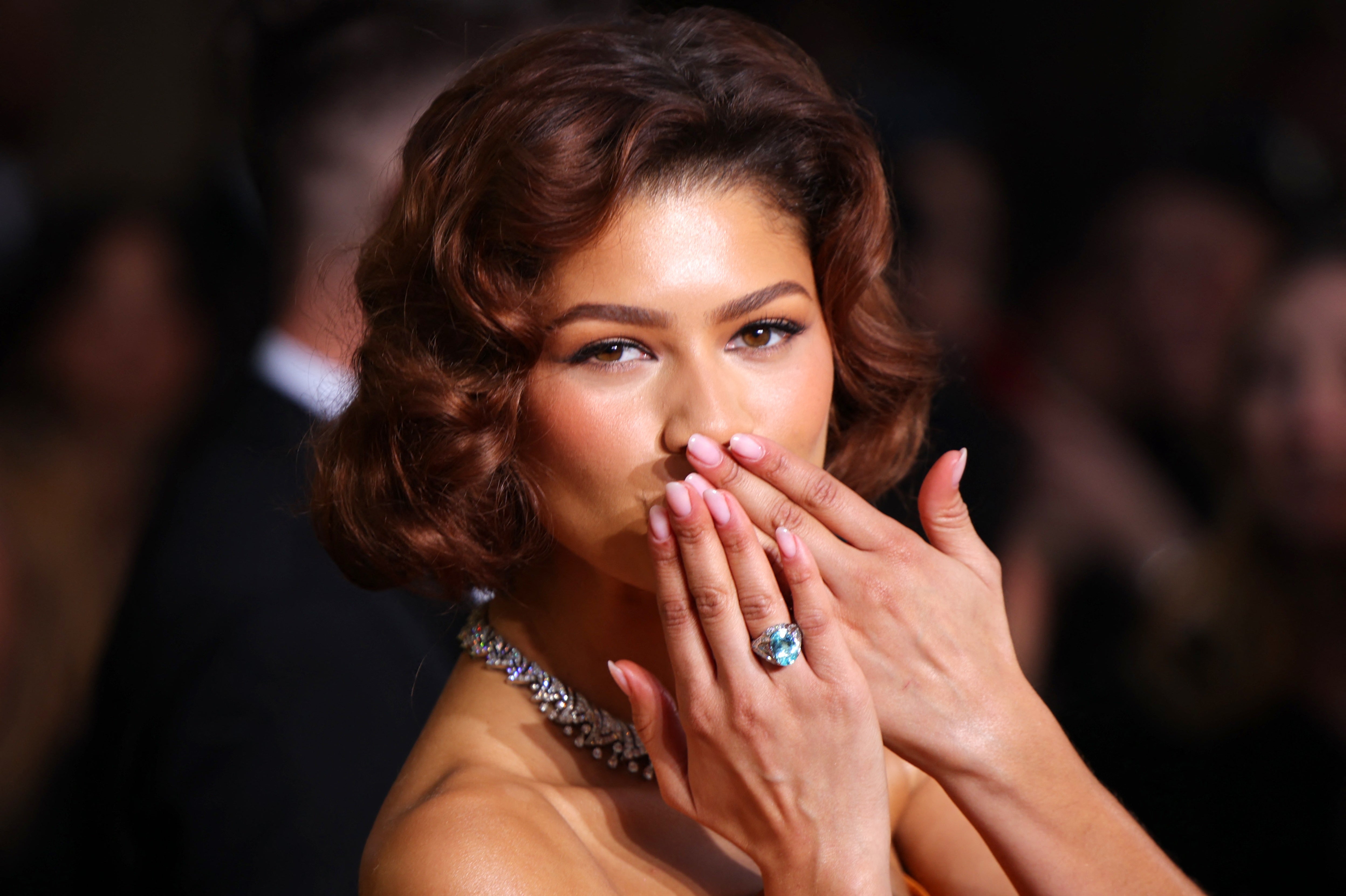 The comedian went out to single out several famous faces including Zendaya