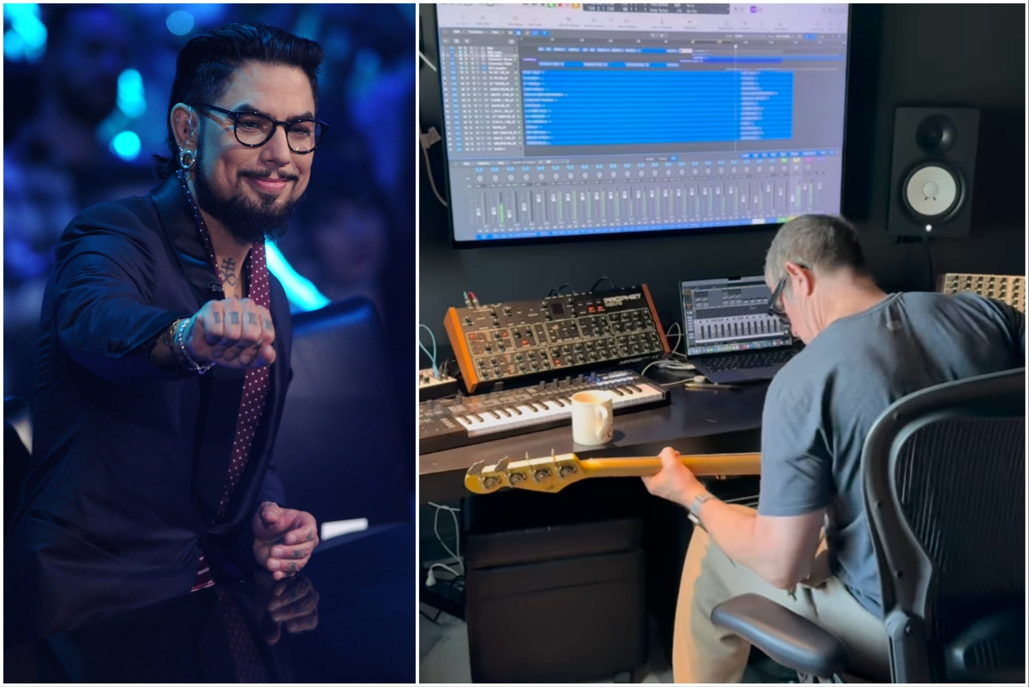 Jane’s Addiction members, including Dave Navarro (left) and Eric Avery (right) have been working on new music together