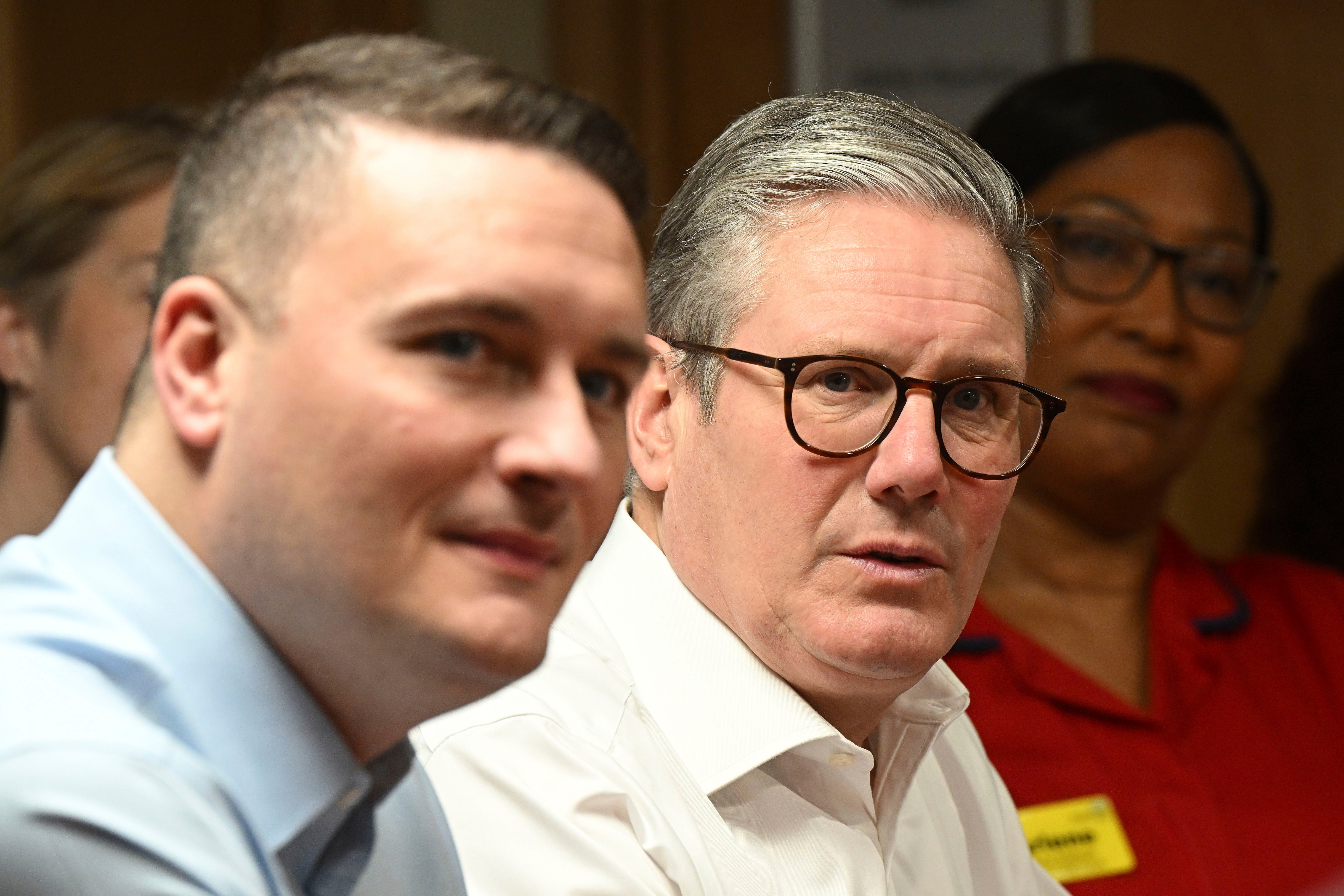 Sir Keir Starmer pushed back at remarks made by Wes Streeting last week