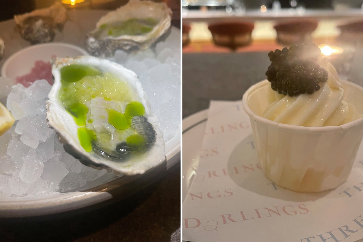 An oyster dressed to impress and soft serve with caviar – the surprises keep coming