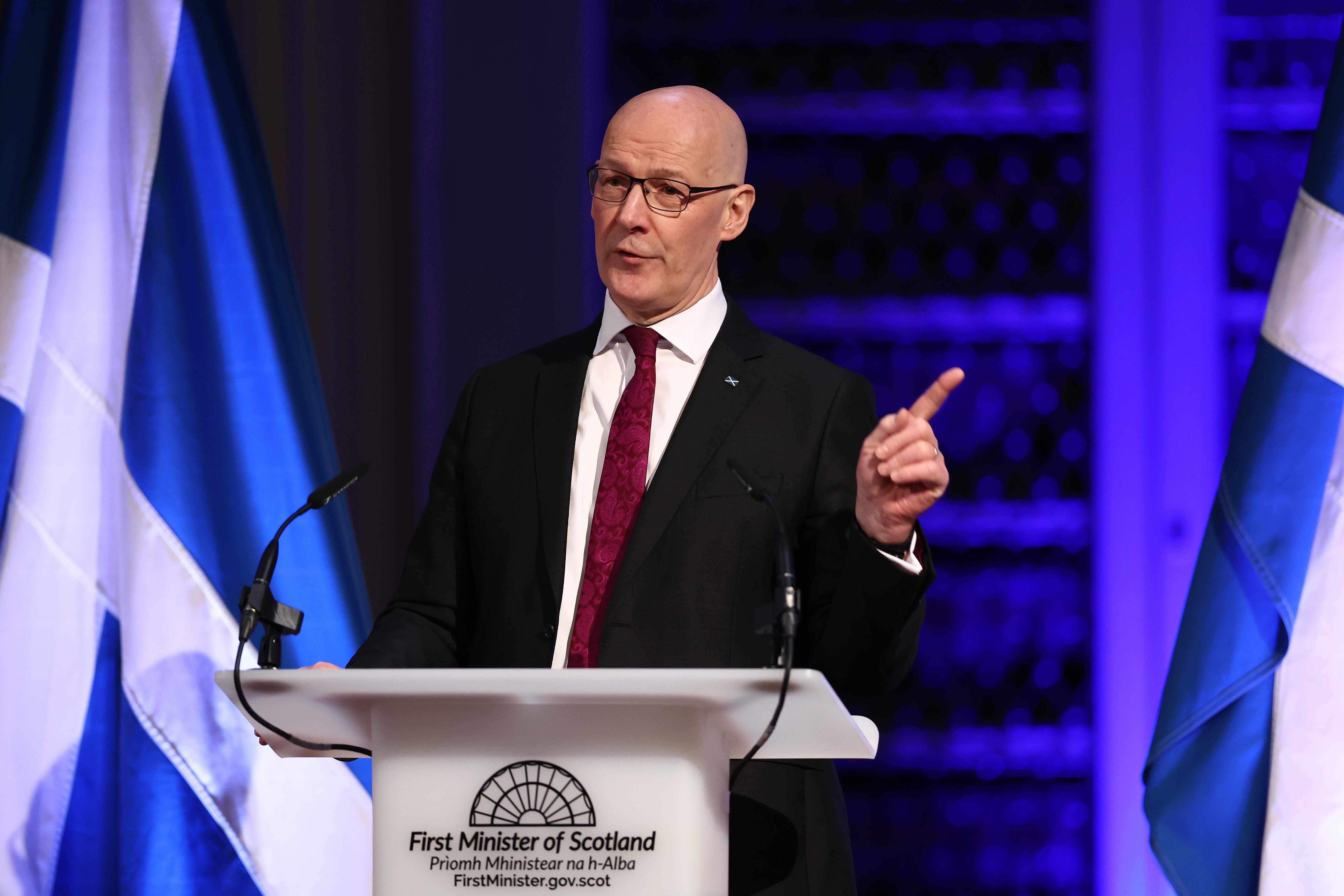 John Swinney criticised Elon Musk’s comments (Jeff Mitchell/PA)