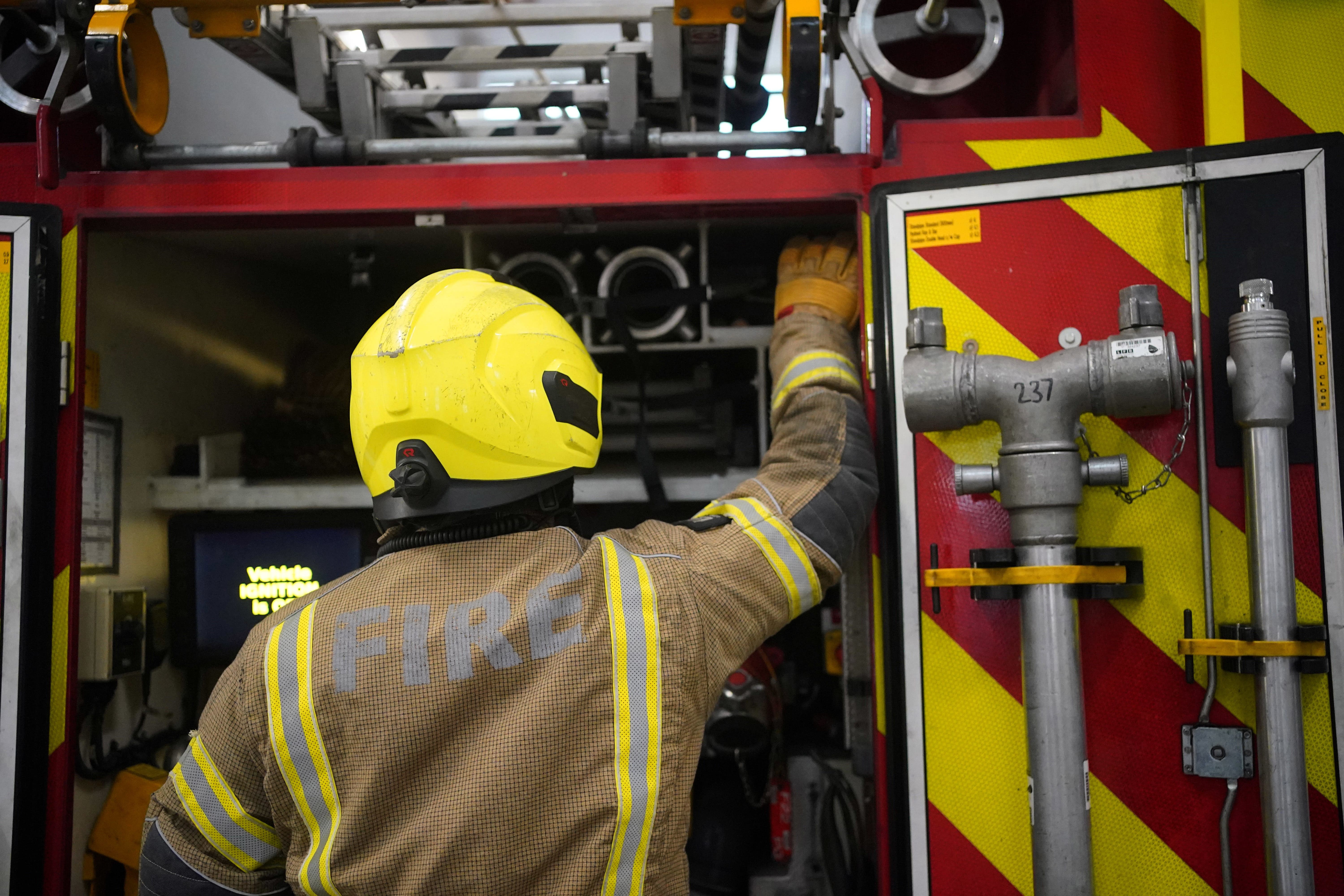 Firefighters have been called to a ‘small fire’ involving a passenger train (Victoria Jones/PA)