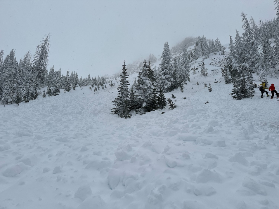 The Togwotee Pass in the Teton Mountains, Wyoming, where a skier was killed over the weekend