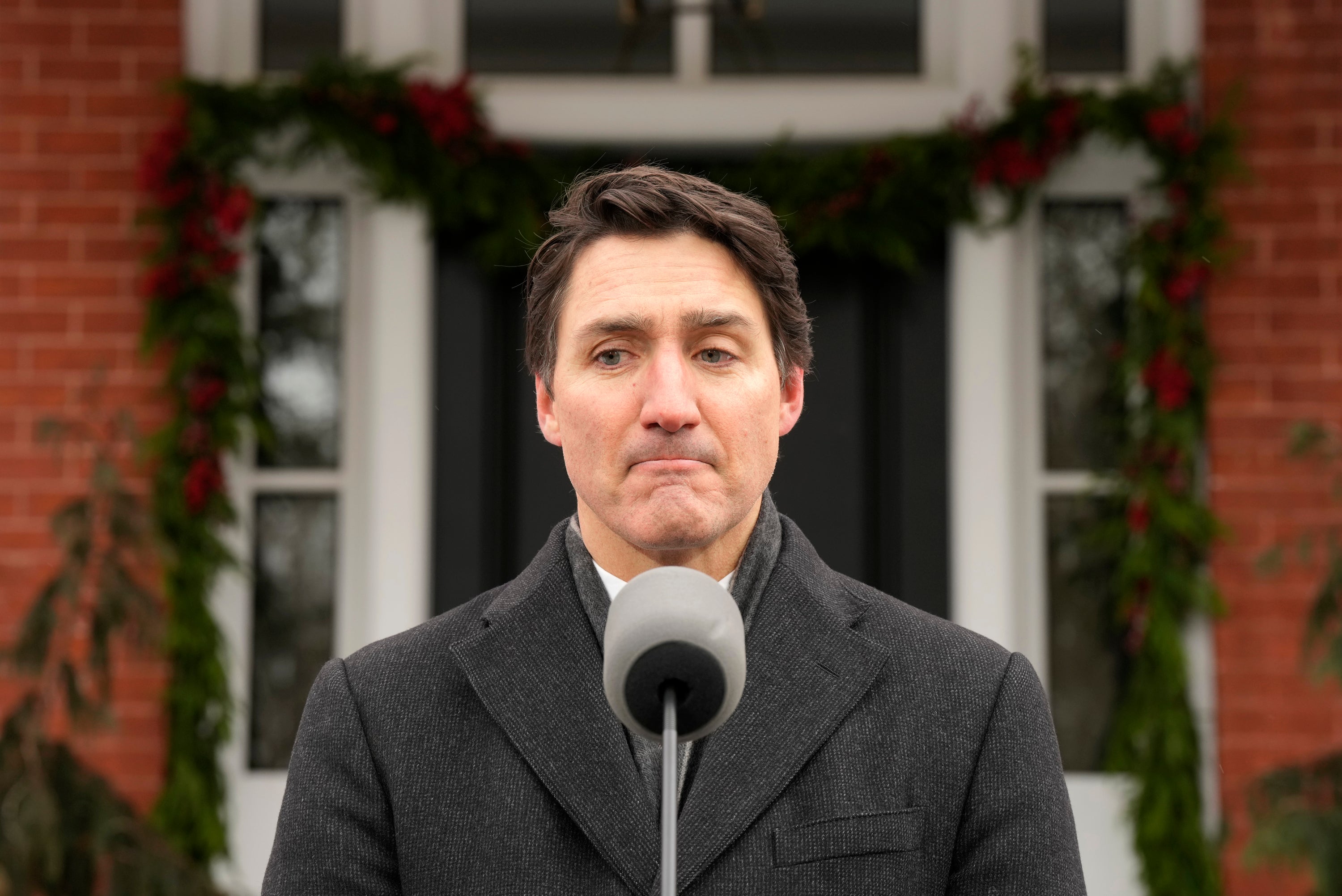 Trudeau announced his resignation on Monday outside his residence in Ottowa