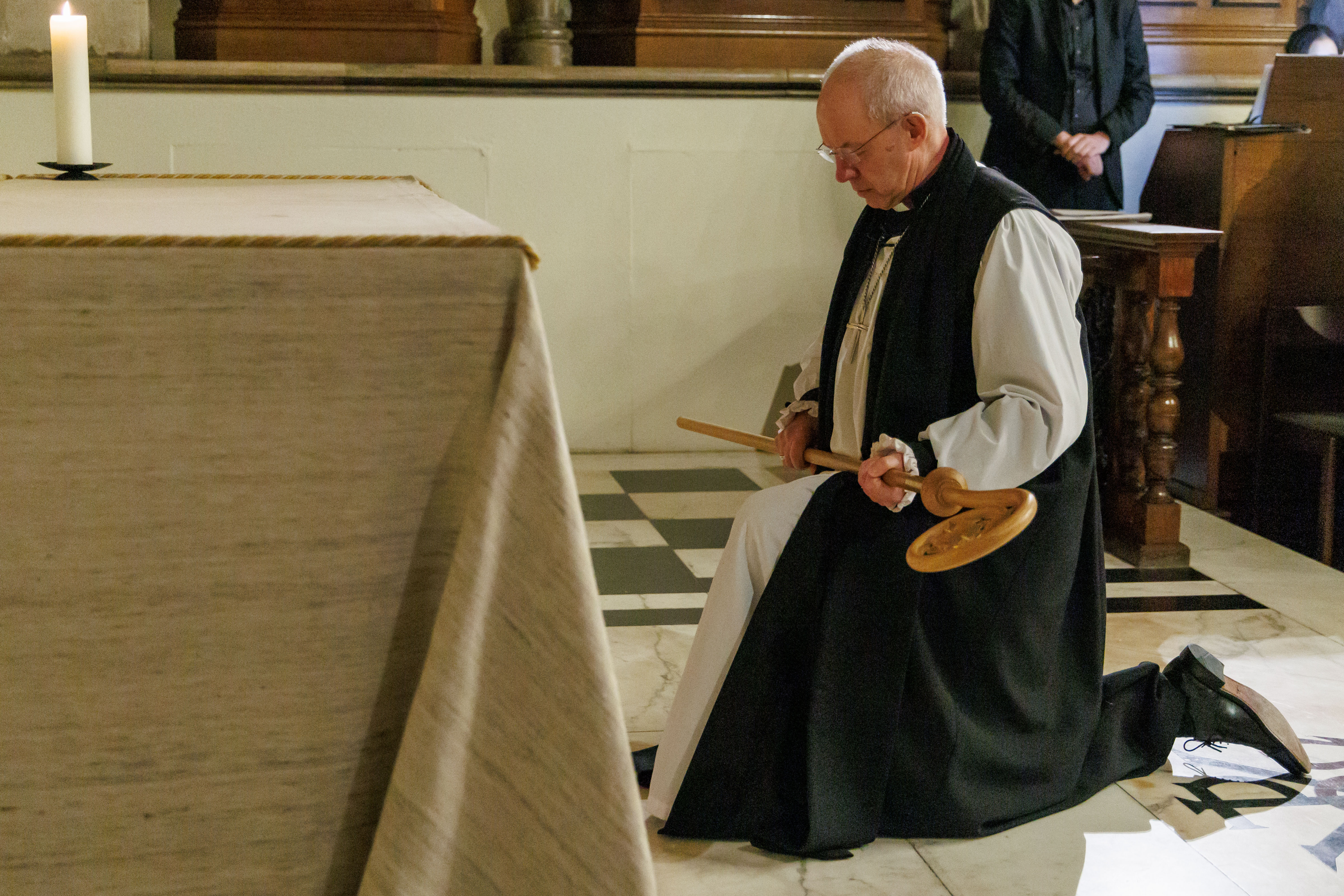 His last day as the 105th See of Canterbury, which was also his 69th birthday, was filled with a full schedule of events