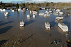 More than 100 flood warnings in force with more rain, sleet and snow on way