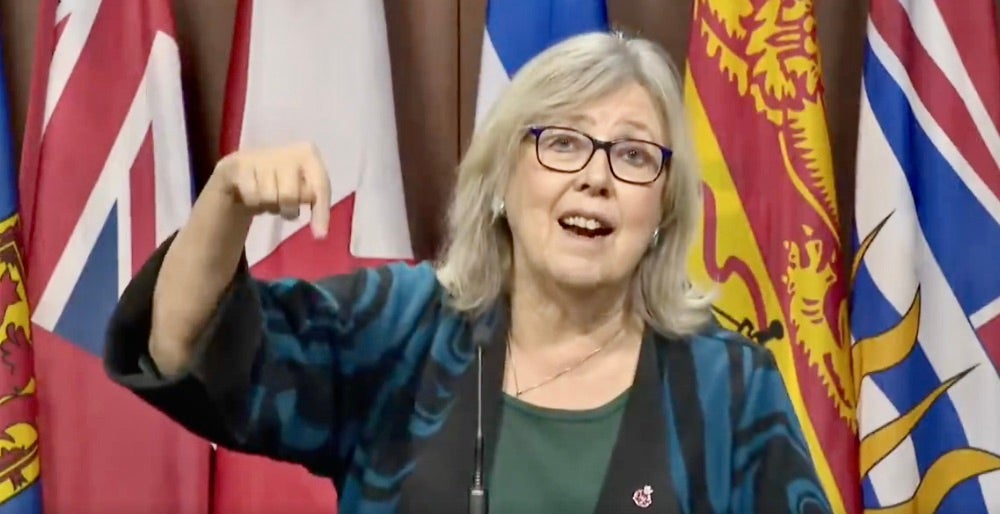 Canada’s Green Party leader Elizabeth May invites California t be Canada’s 11t province