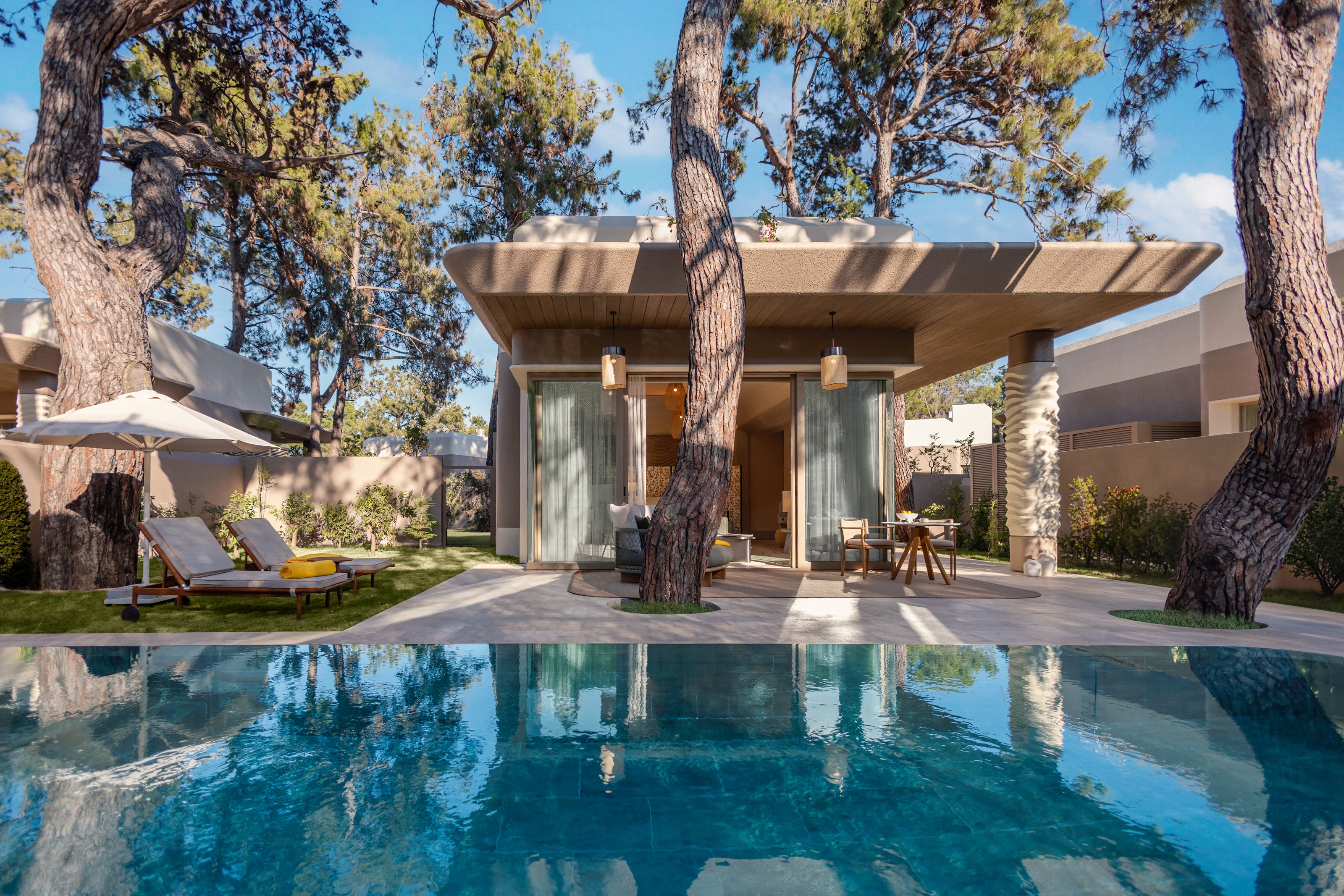 A look outside a one bedroom villa at Bijal Resort