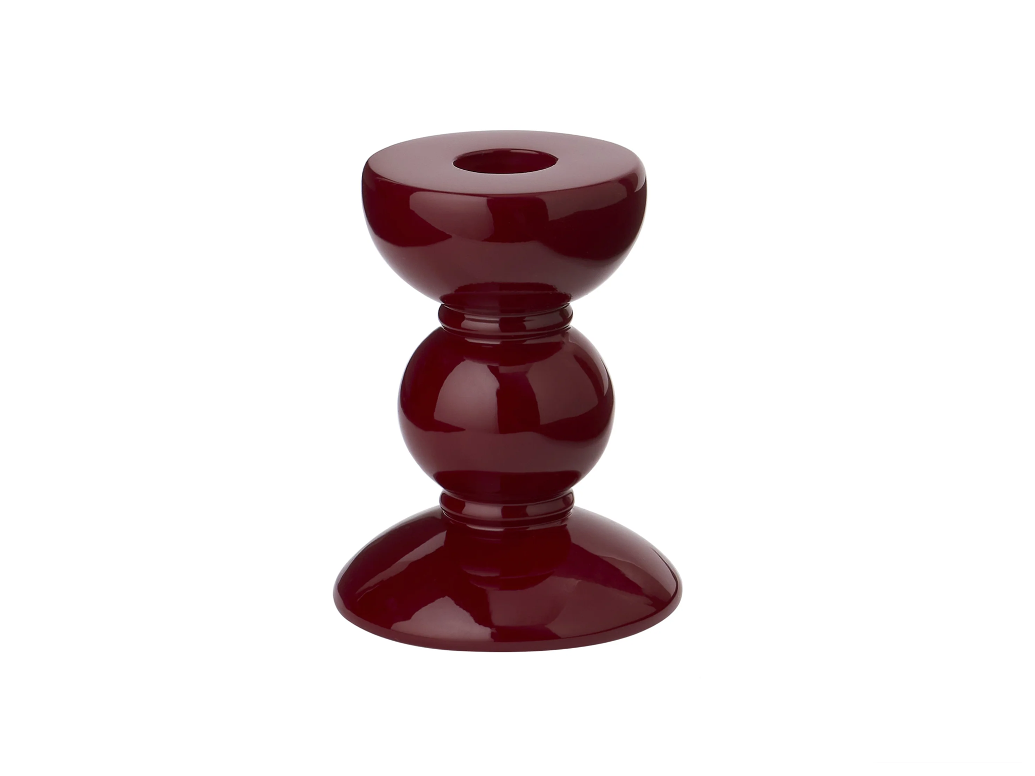 best housewarming gift IndyBest review Addison Ross small cherry bobbin candlestick