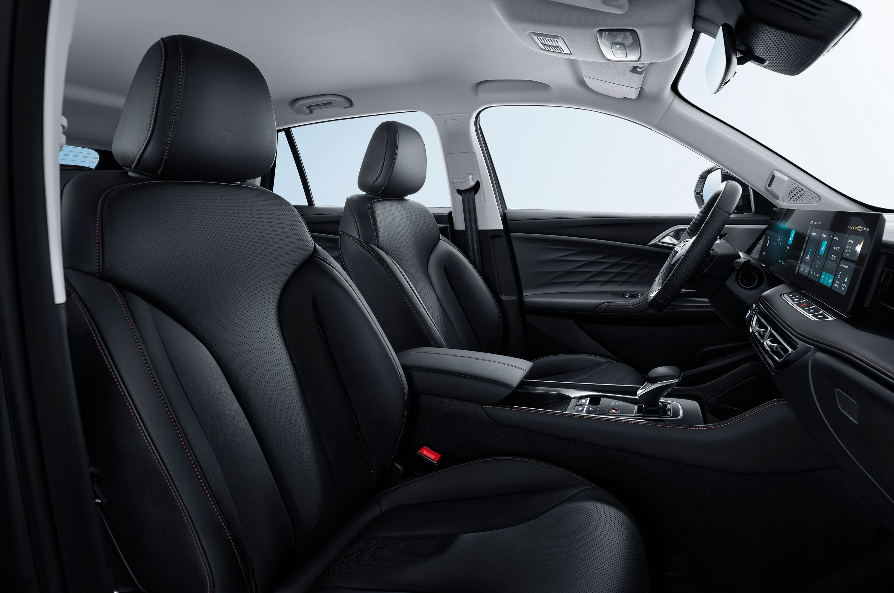 The interior is a little predictable, but not off-putting