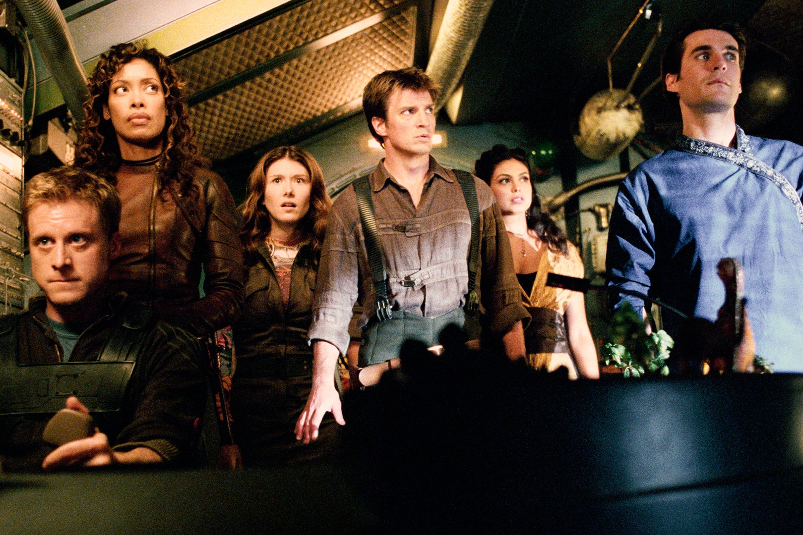 The ‘Firefly’ cast in the film ‘Serenity’