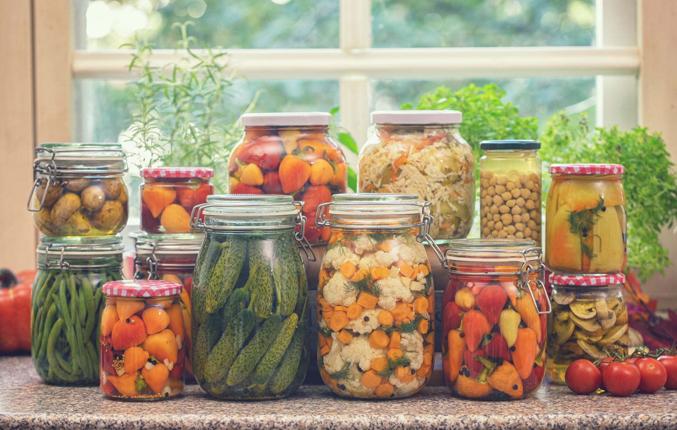 Fermented vegetables introduce beneficial microbes to your digestive system, boosting gut health