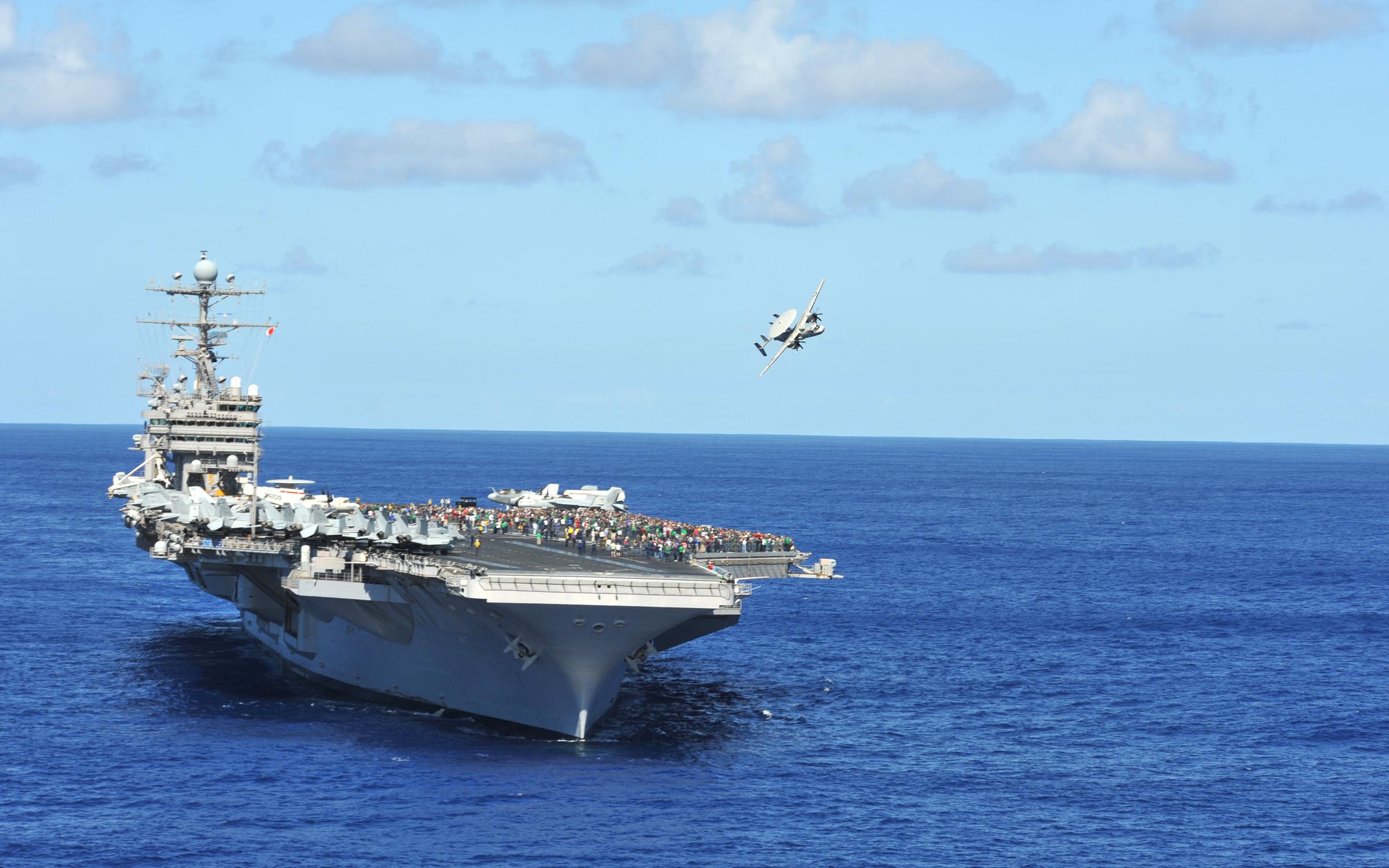 The USS Abraham Lincoln is homeported in San Diego, California